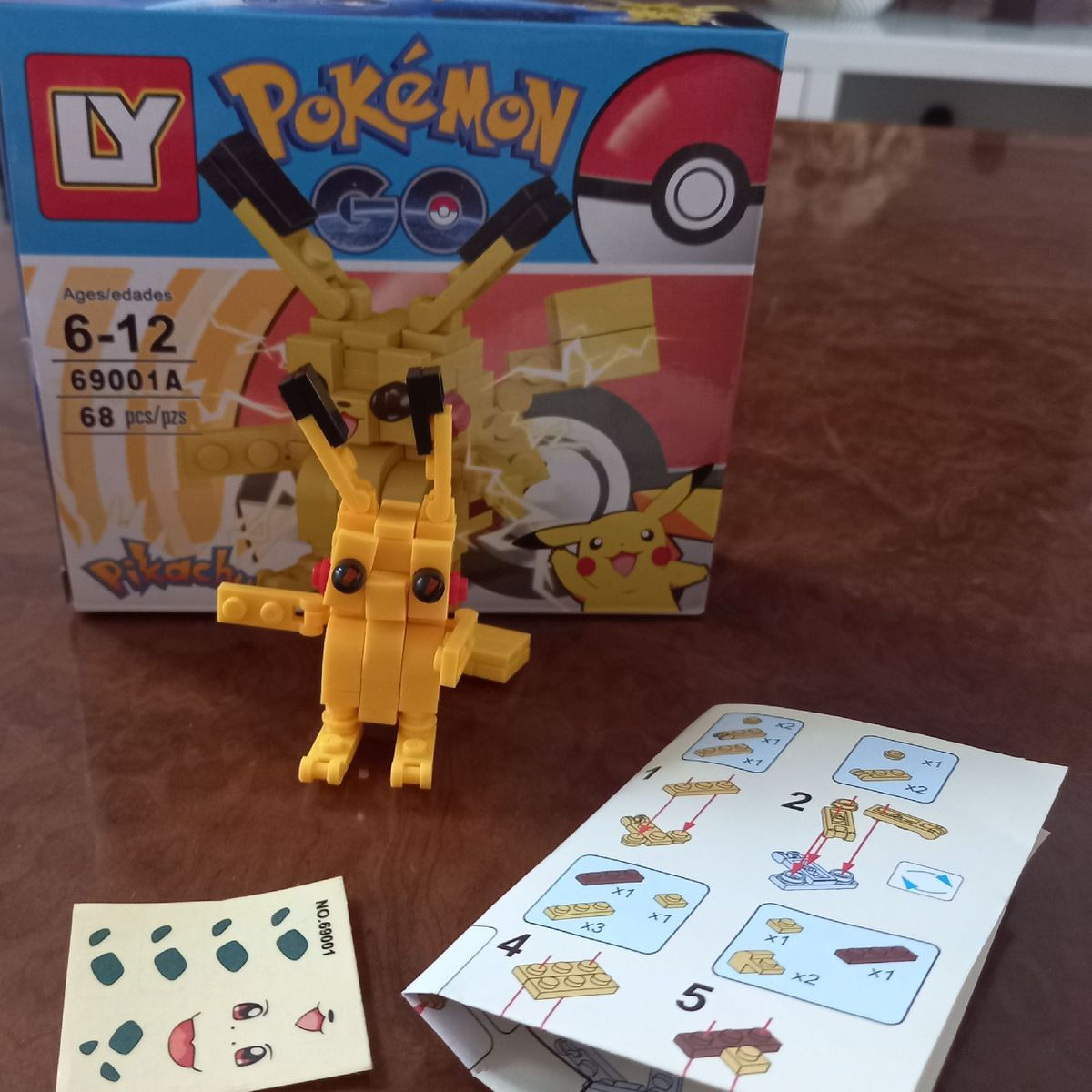 Brinquedo Tipo Lego Pokemon Pikachu- 68 Peças | Brinquedo para Bebês Ly  Tipo Lego Usado 72028528 | enjoei