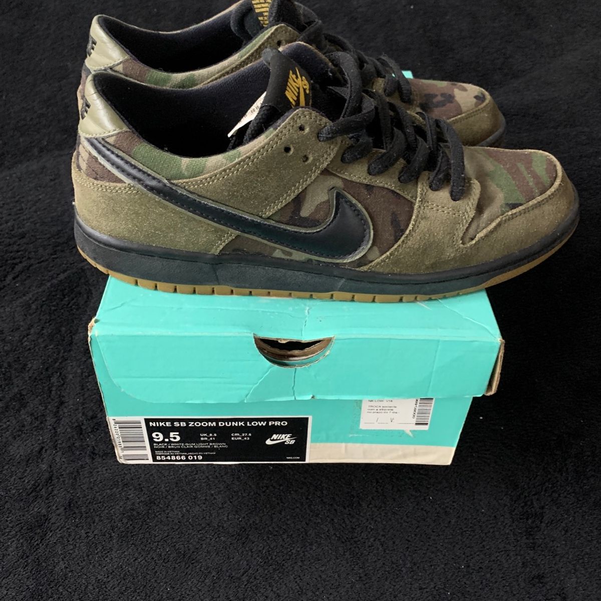 Nike sb cheap dunk low brun