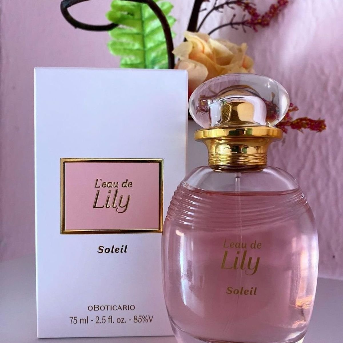 Perfume L eau de Lily Soleil 75ml O boticario