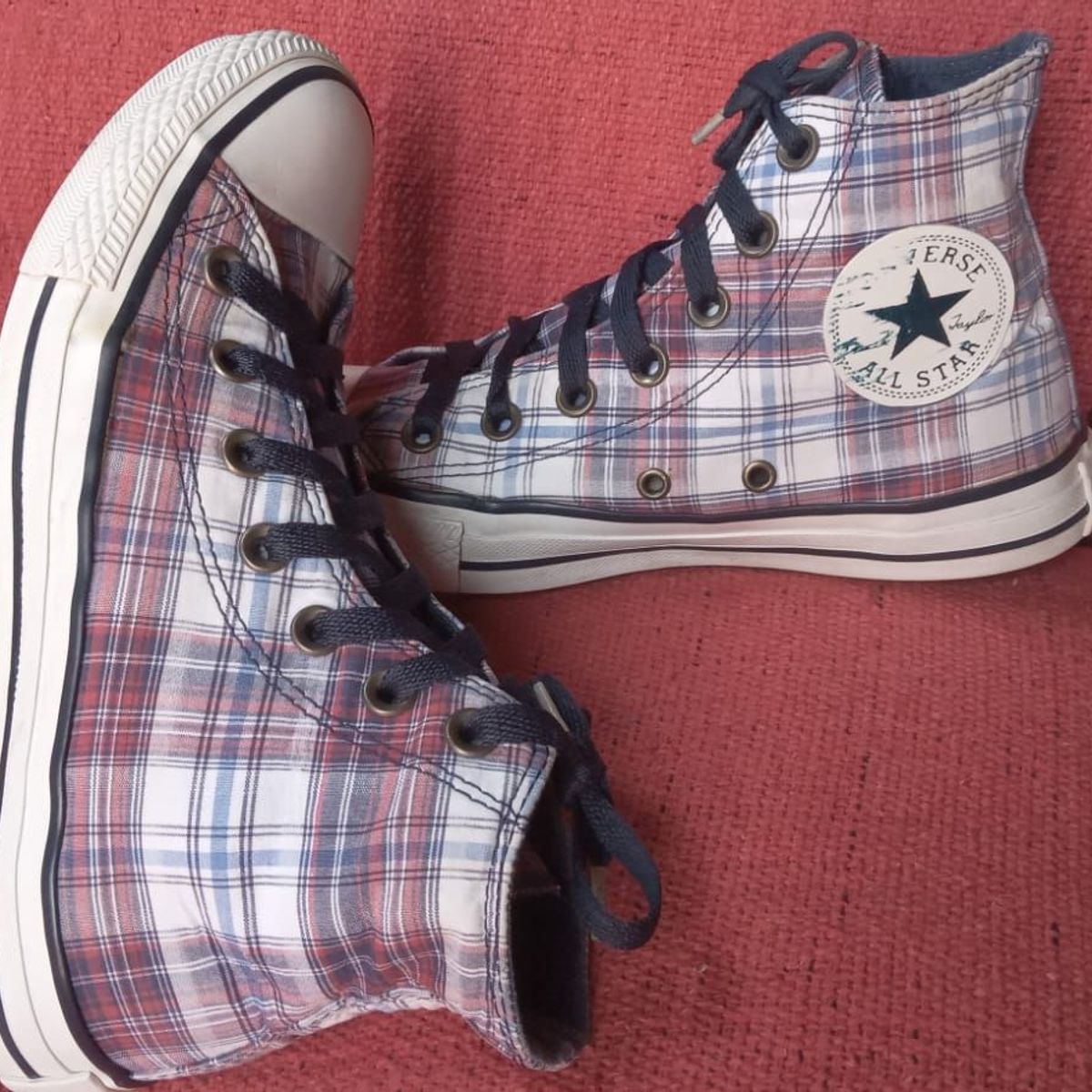 Cano Médio All Star Cano Alto Xadrez All Star Cano Alto Xadrez All