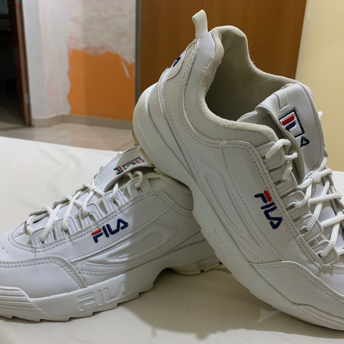 Tenis fila store disruptor original branco