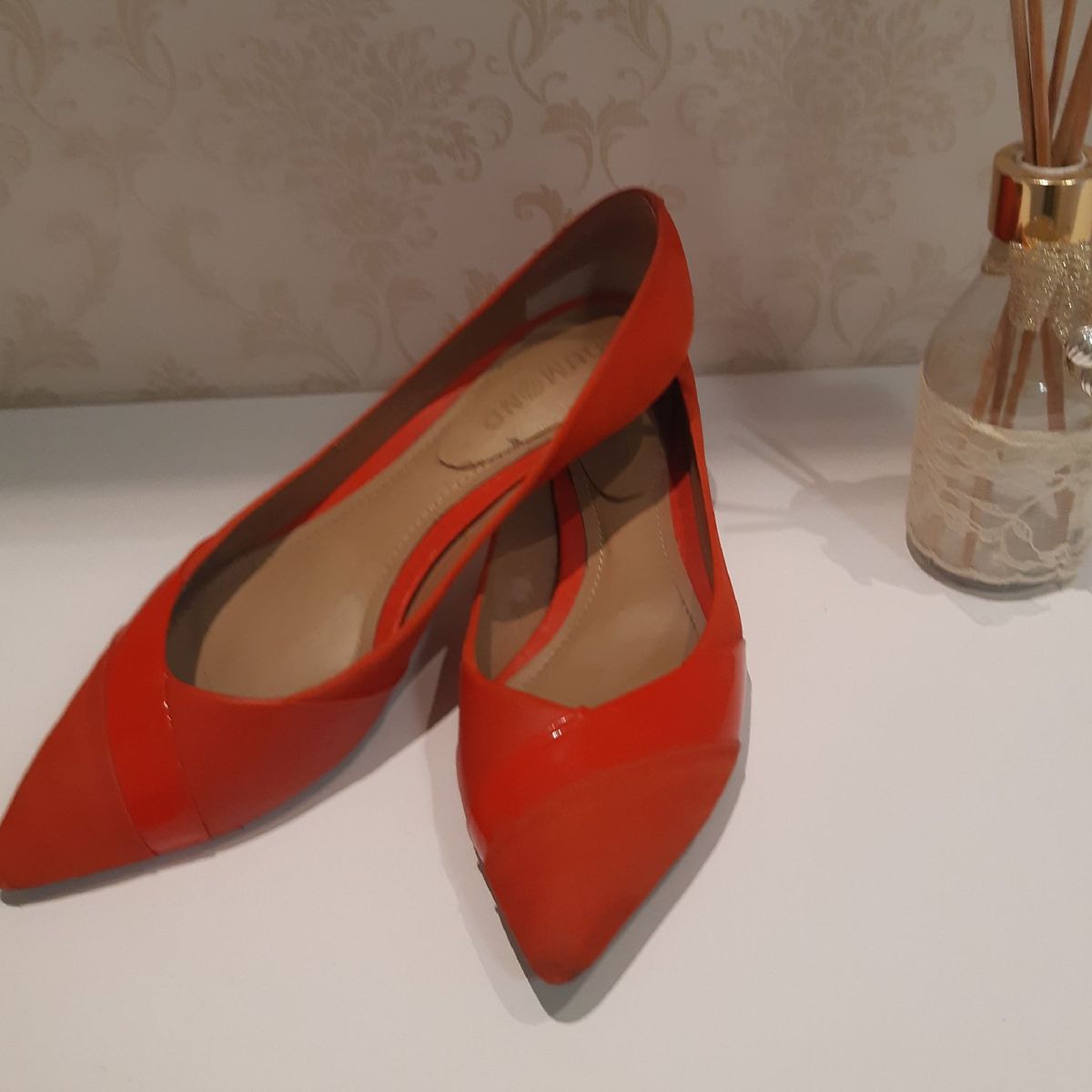 scarpin vermelho dumond