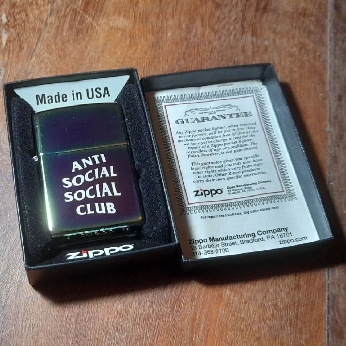 価格は安く価格は安くANTI SOCIAL SOCIAL CLUB ZIPPO アンチソーシャル