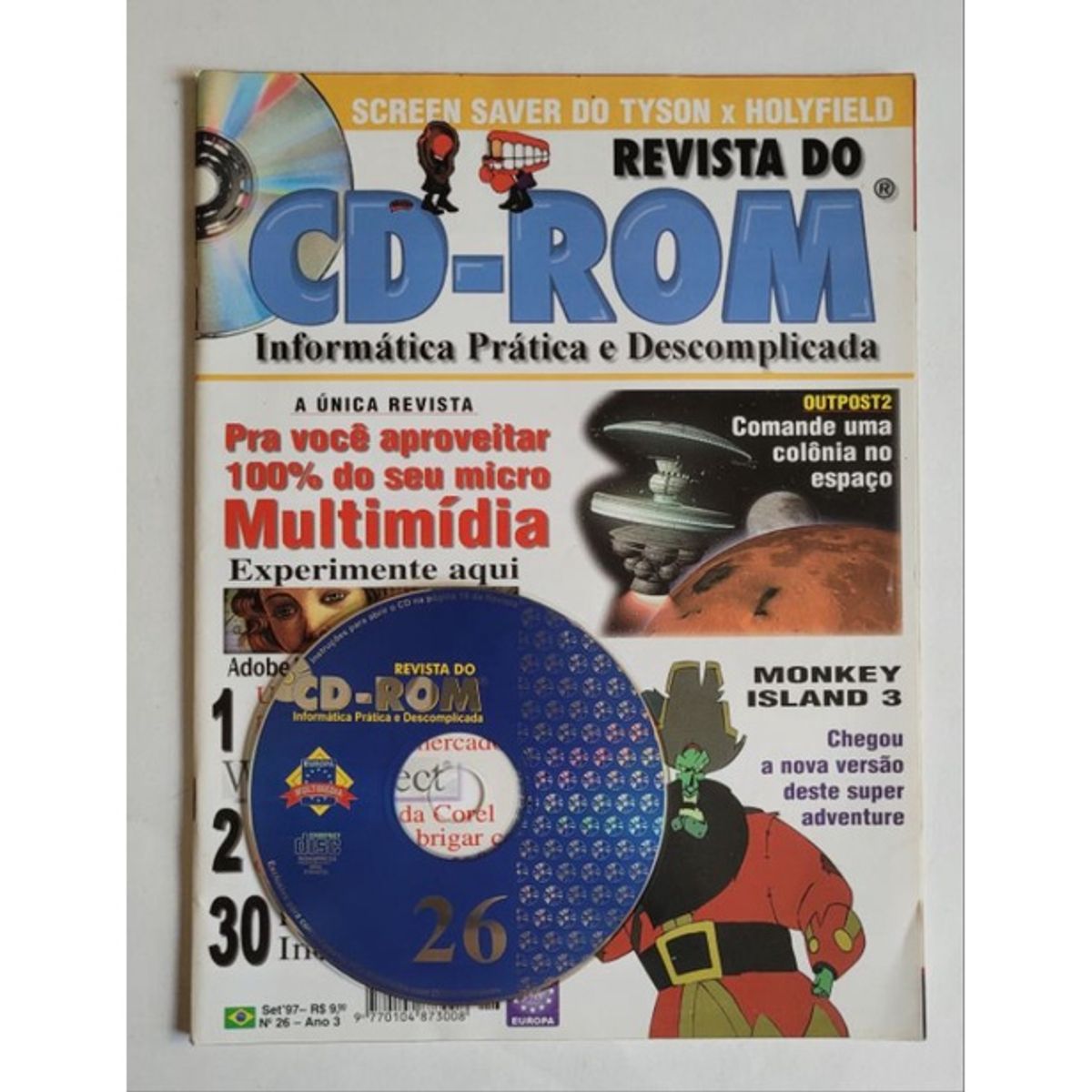 Revista do Cd-Rom N° 26 - Pc | Revista/Cd-Rom Usado 88646600 | enjoei