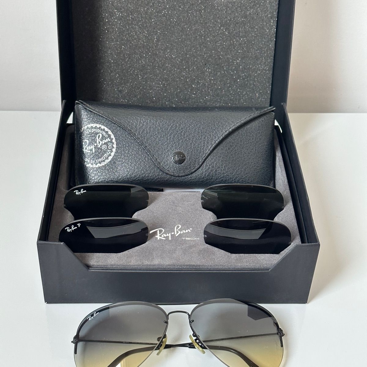 Flip sunglasses best sale ray ban