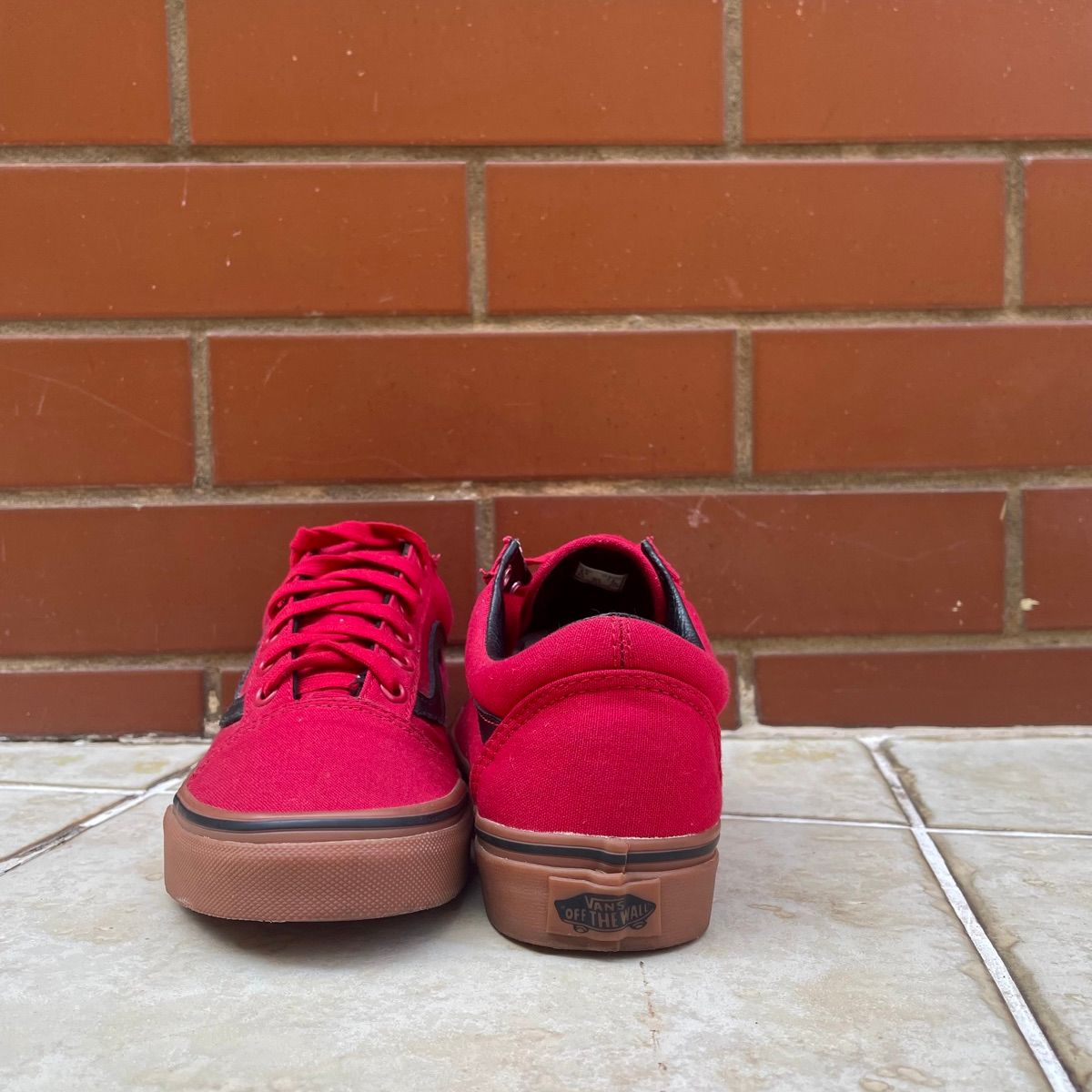 Vans sales old vermelho