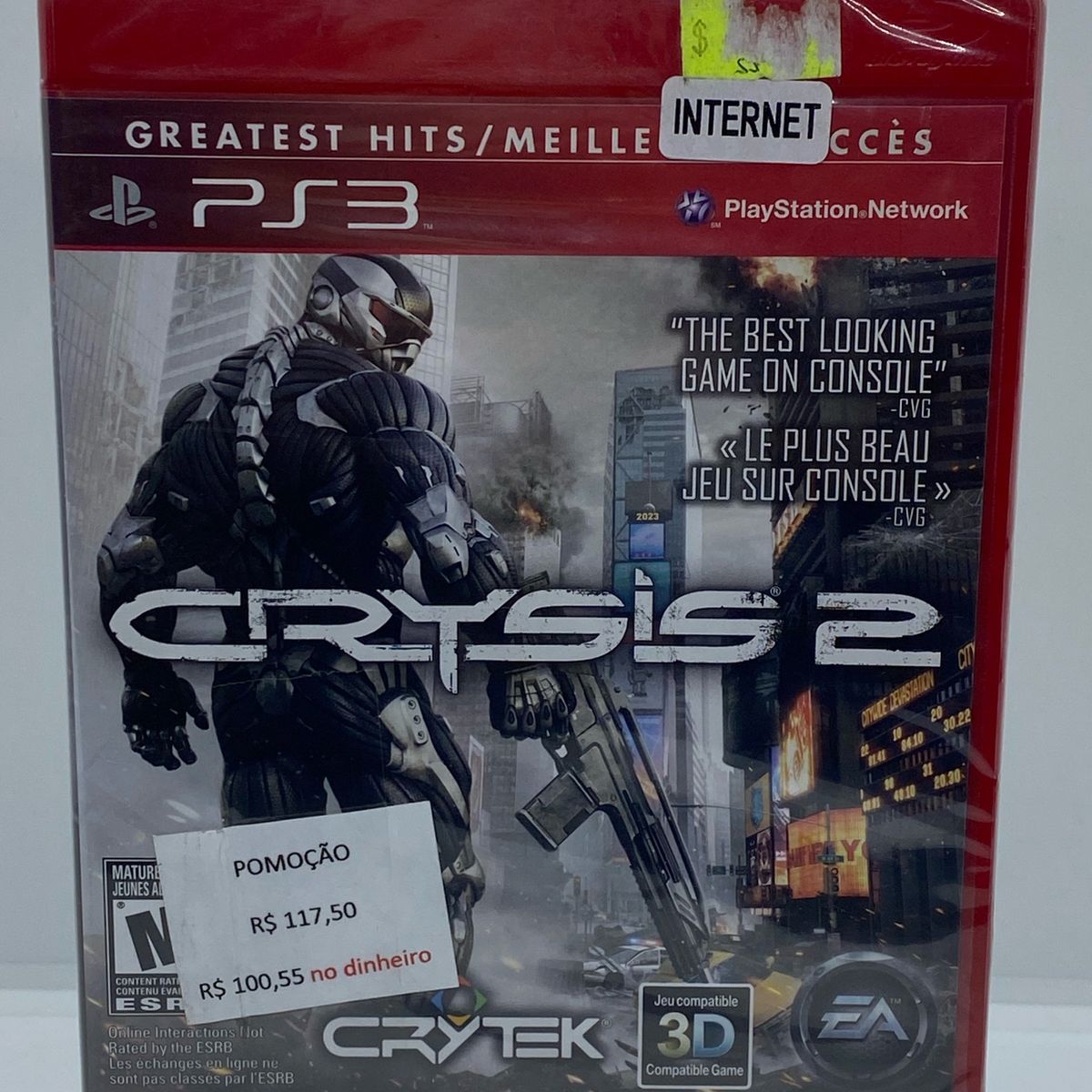 Jogo Crysis 2 - PS3 - MeuGameUsado