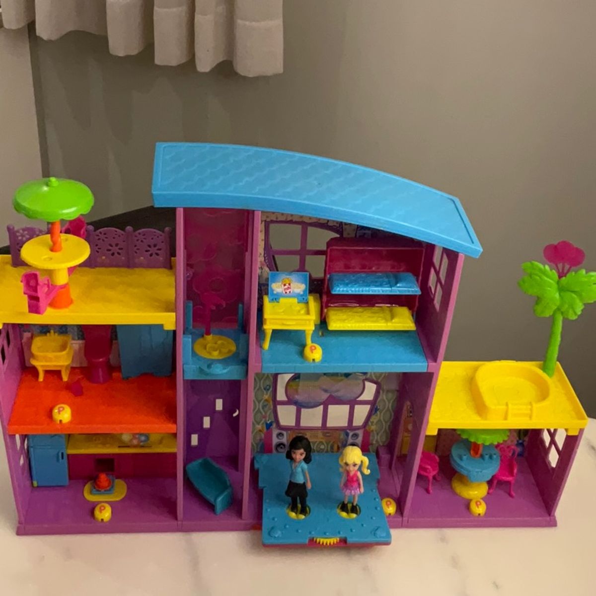 Mega Casa Surpresa Polly Pocket Brinquedo para Beb s Polly