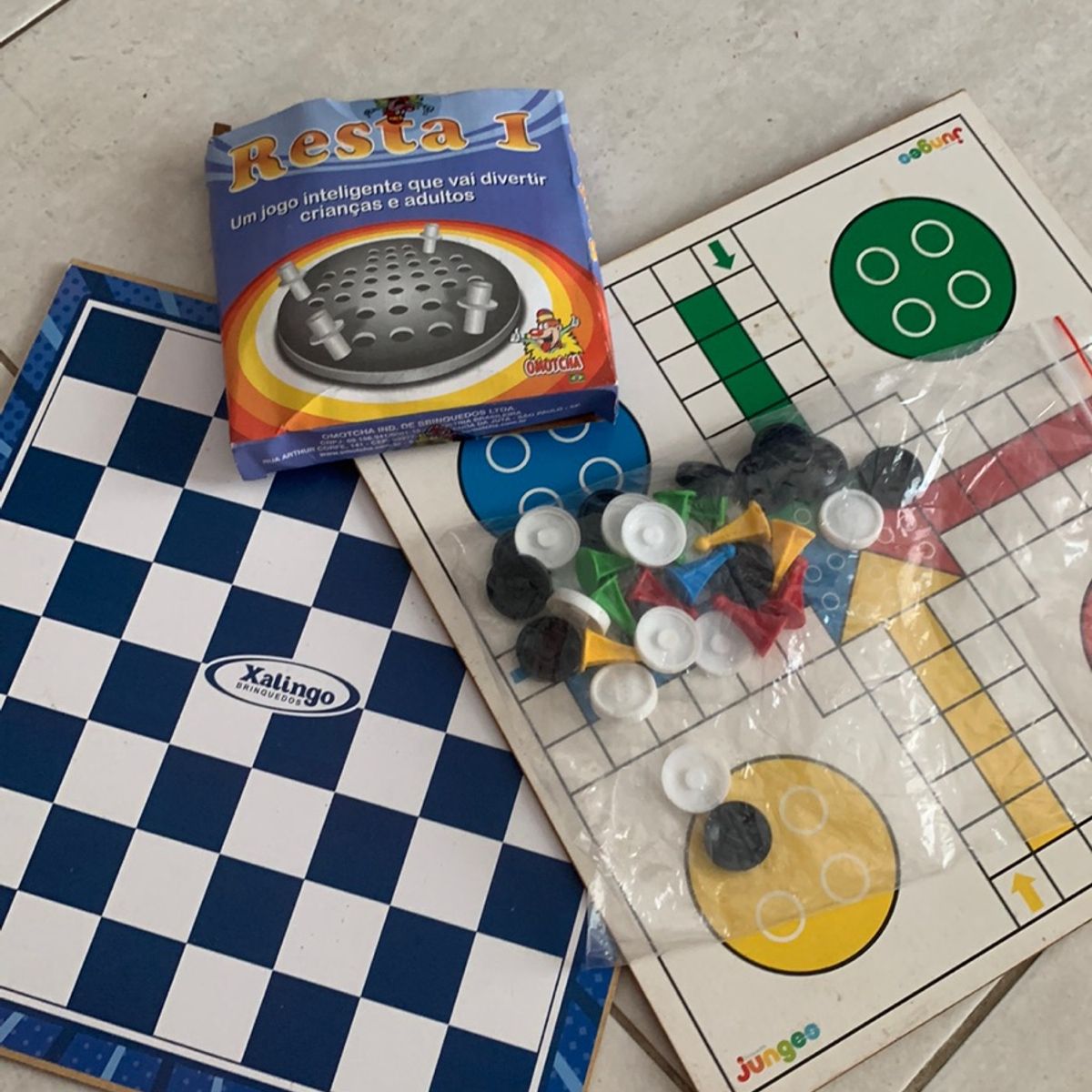 Kit 3 Jogos Educativos, Brinquedo Xalingo Usado 88741383