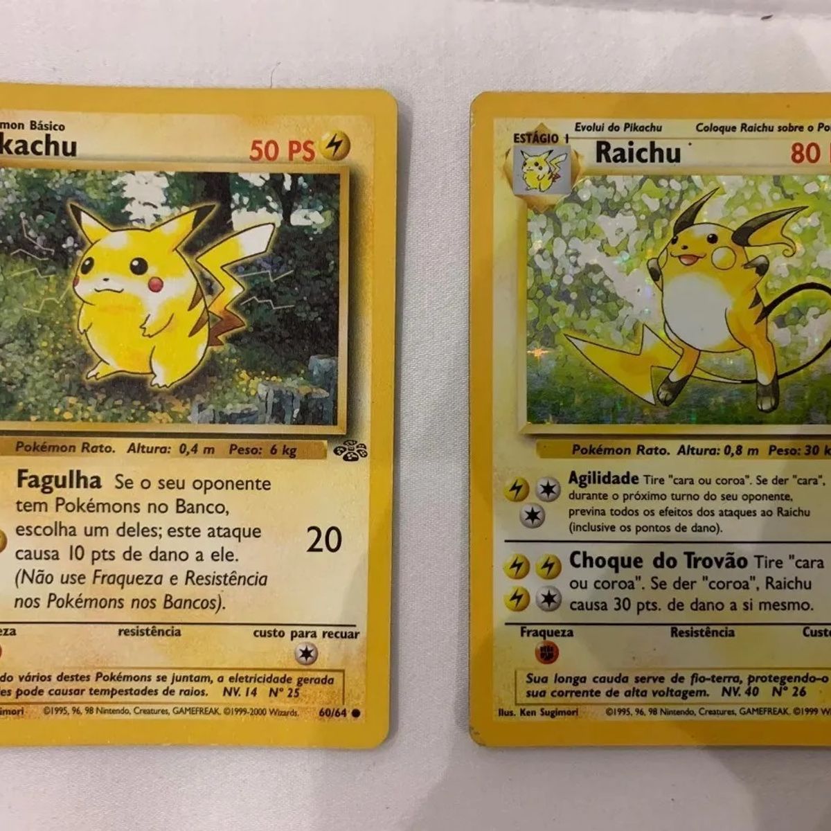 Carta Pokémon Original Raichu Gx, Produto Vintage e Retro Pokémon Usado  72865924