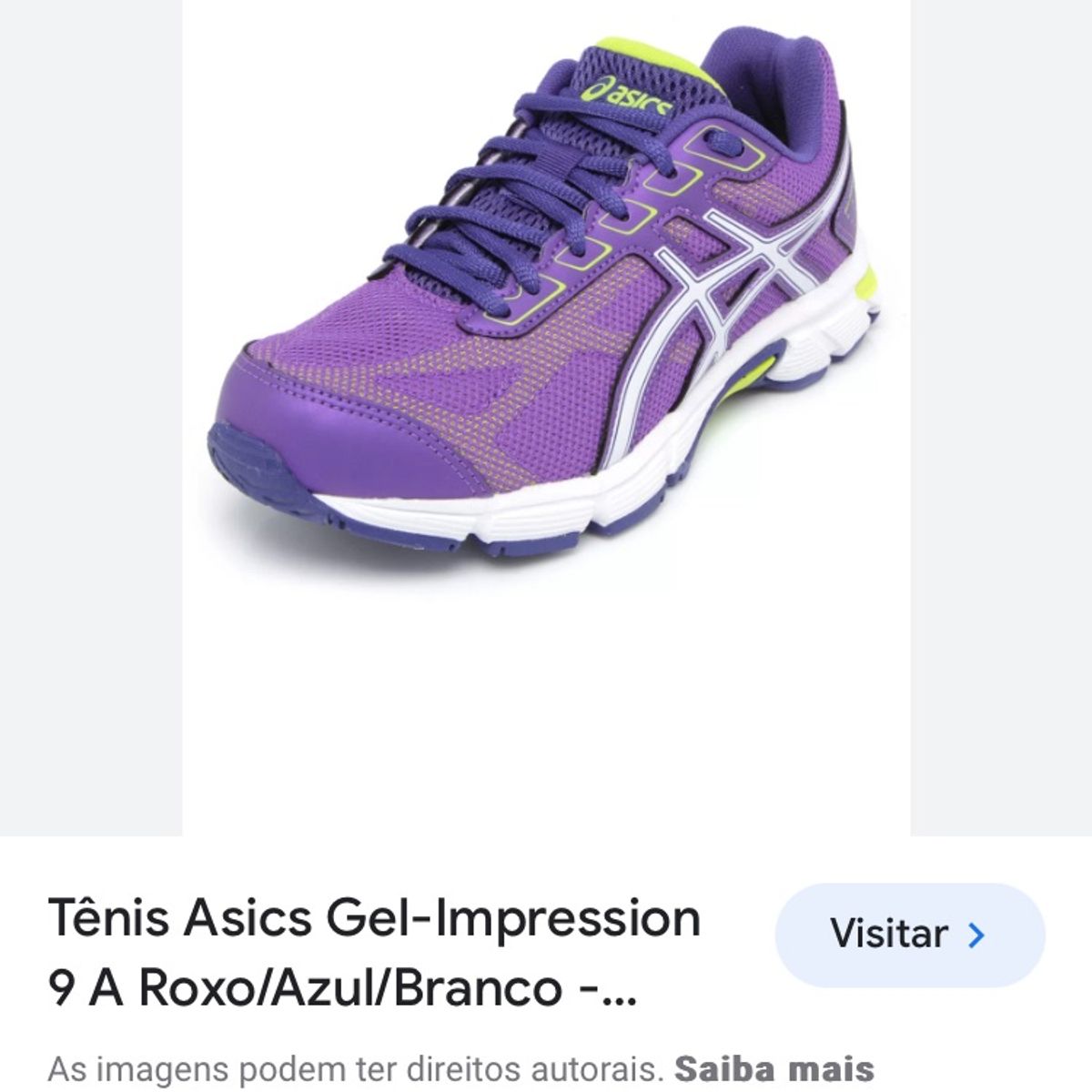 Tenis asics feminino clearance impression 9