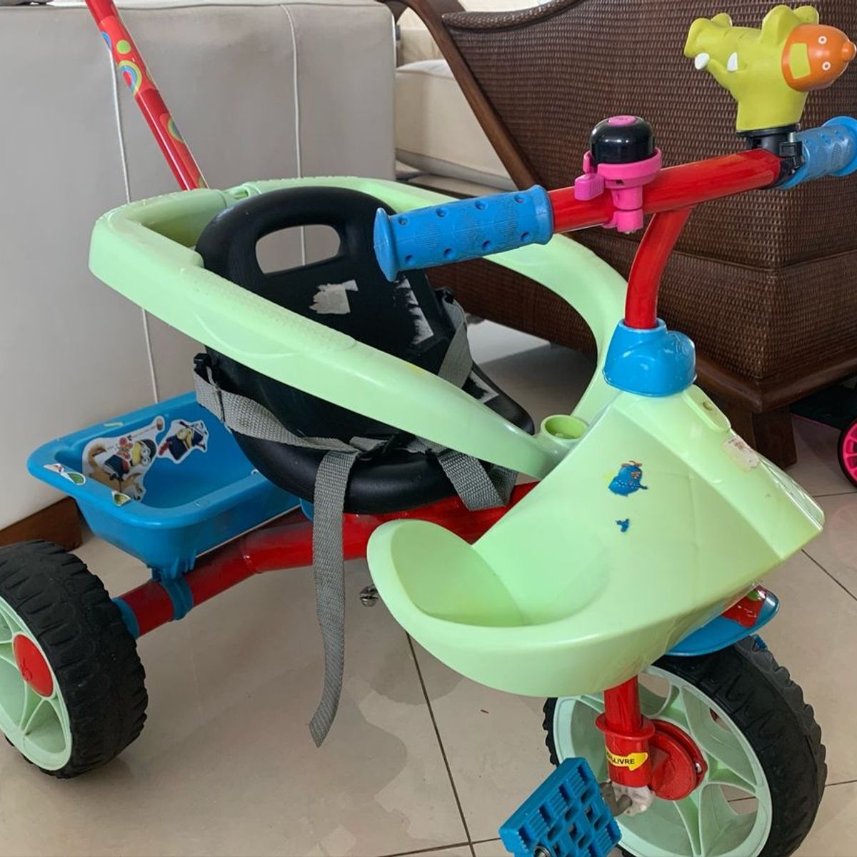 Triciclo Infantil Bandeirantes, Carrinho de Bebê Bandeirante Usado  89249903