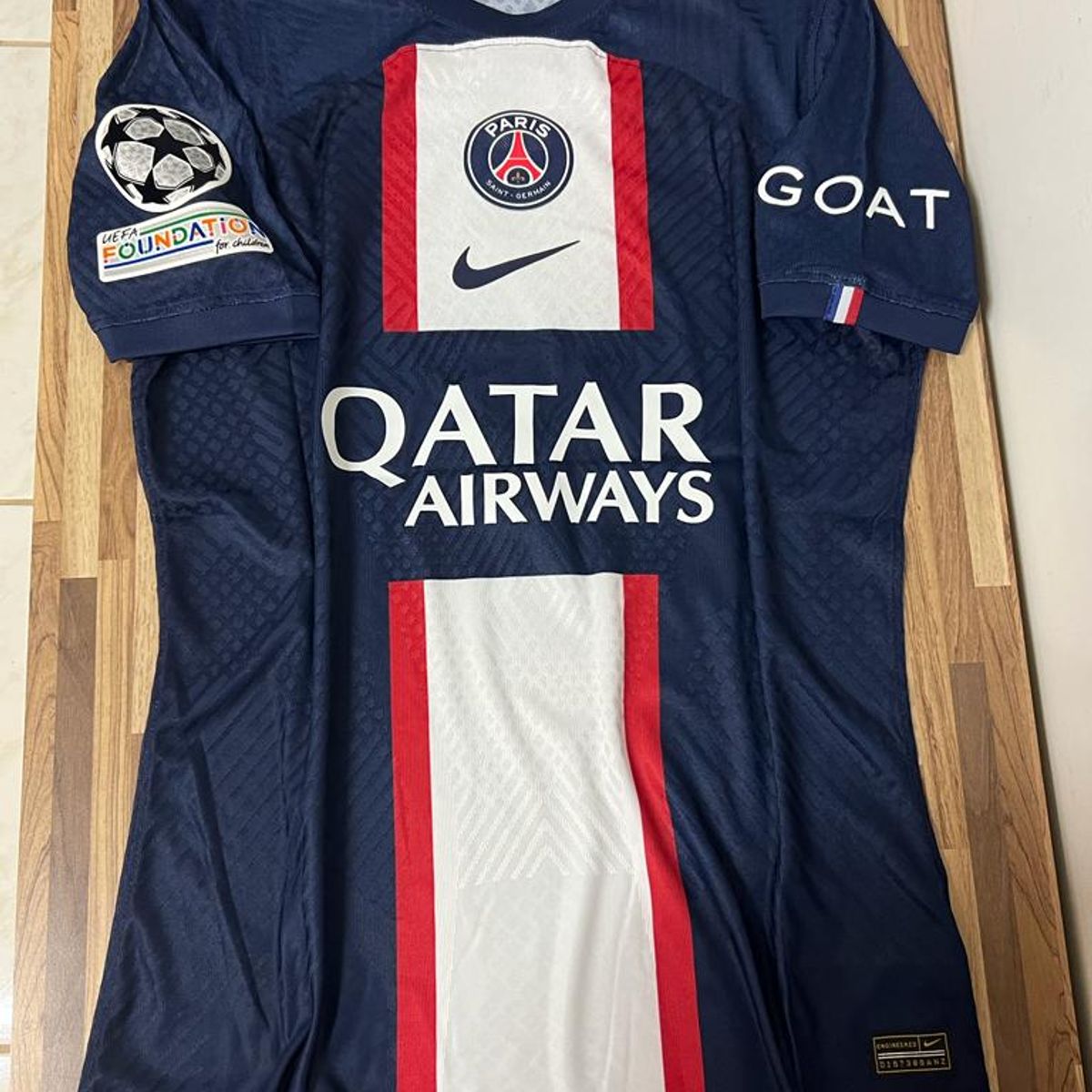 NIKE Jordan PSG MBAPPE 7 ユニフォーム L Camisa Psg Nike/Jordan Mbappe #7 Player Version Champions League