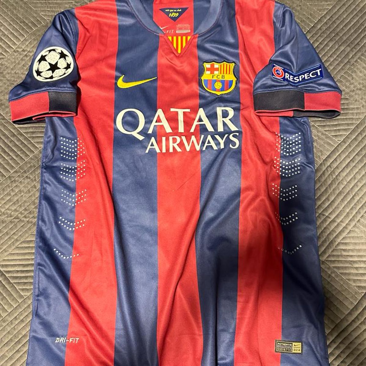 Camisa Barcelona Nike Messi #10 Player Version Champions