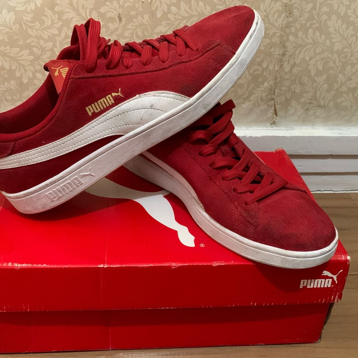 Tenis Puma Smash Vermelho 43 Tênis Masculino Puma Usado 92698362
