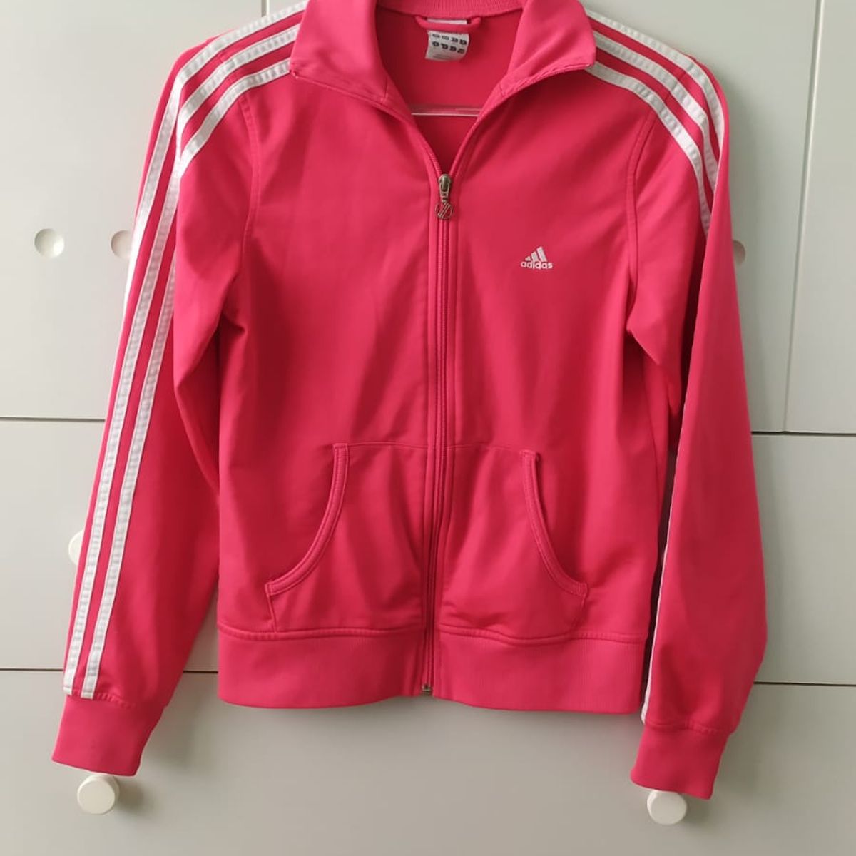 Jaqueta adidas hot sale rosa com flores