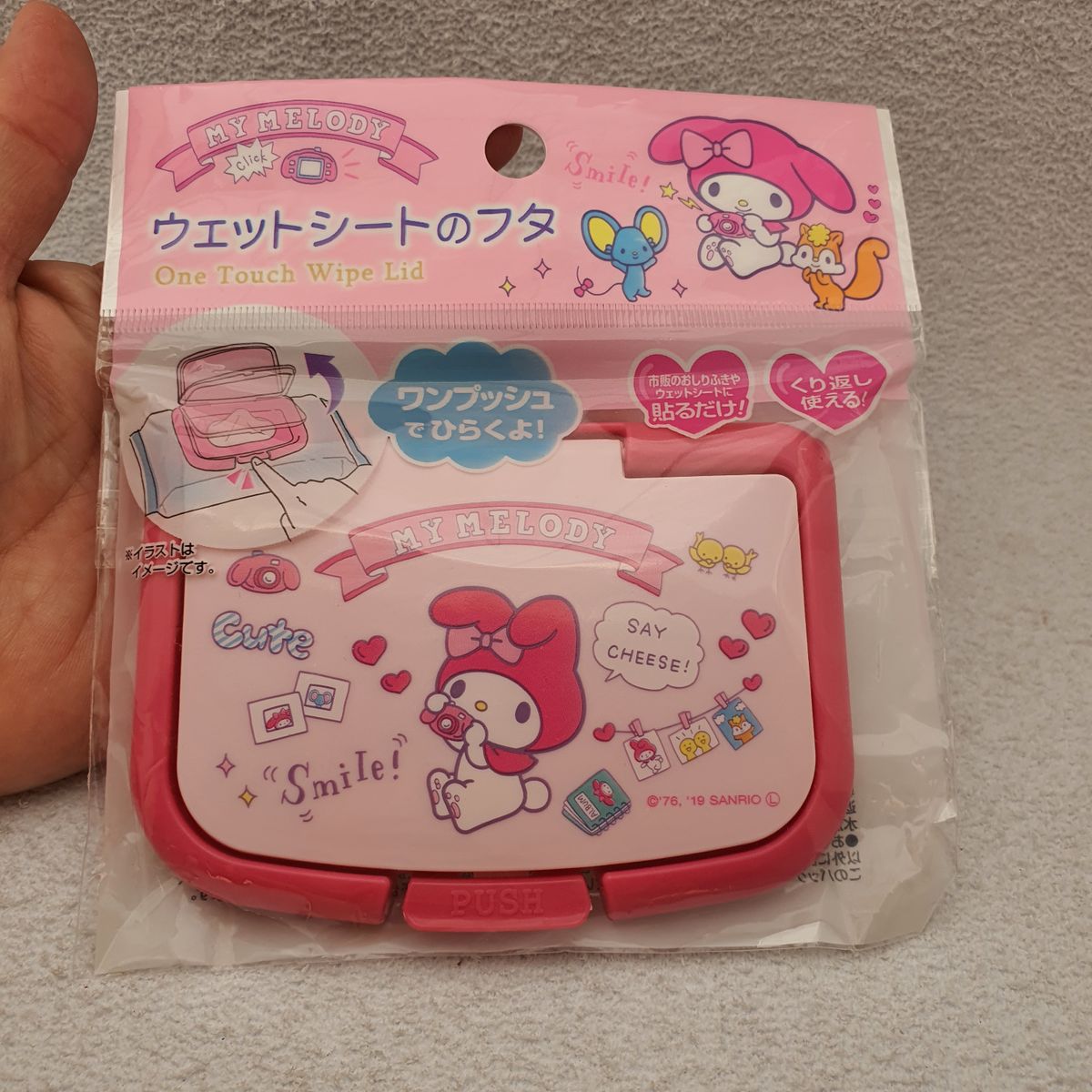 Tampa Para Lenco Umedecido - Personagens Sanrio - 10,7Cm