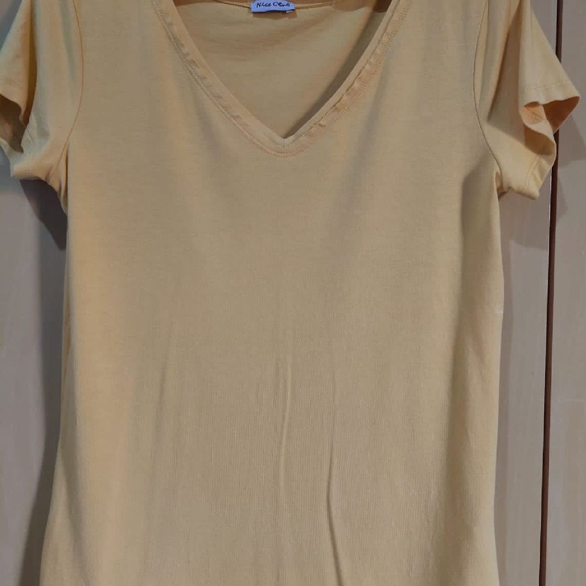 Blusa Amarela Nice Club, Blusa Feminina Nice-Club Usado 73365664