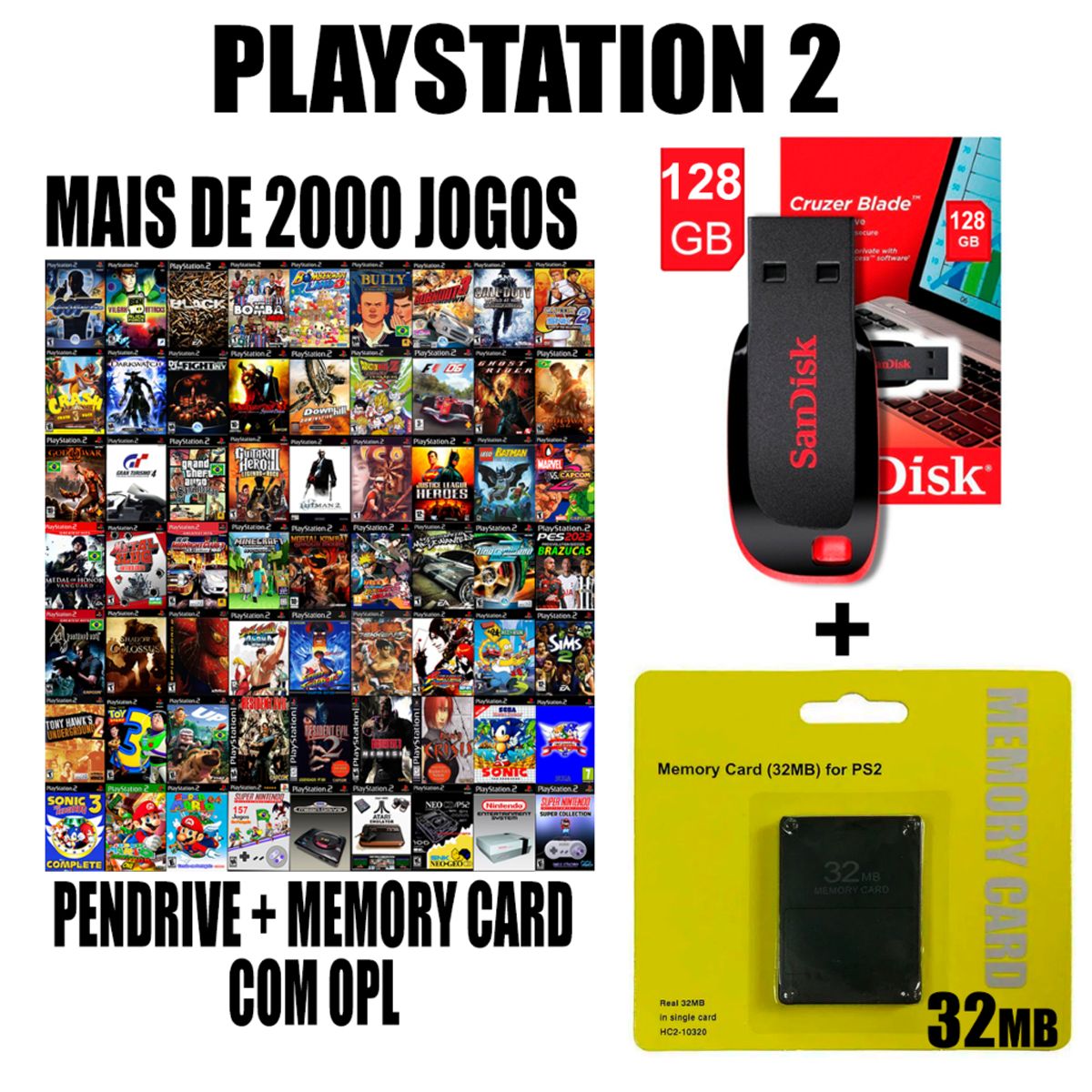 1) PSX Downloads • opl pack games pendrive 4gb : Playstation 2 - PS2