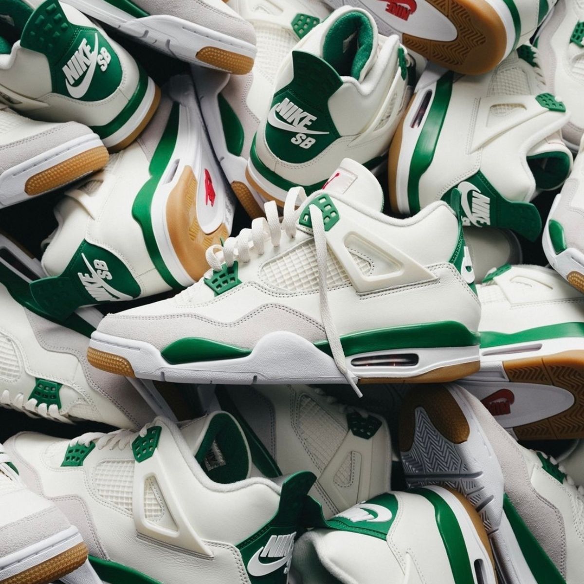 SP Jordan Air 4 Nike Green RM 国内正規品 27.5