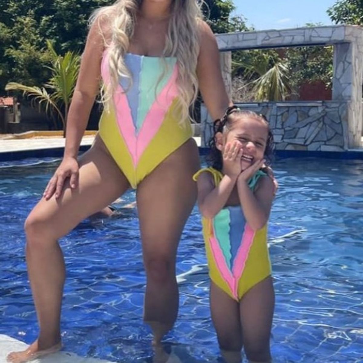 Maio Mãe e Filha Sunbali Usado 107933391 enjoei