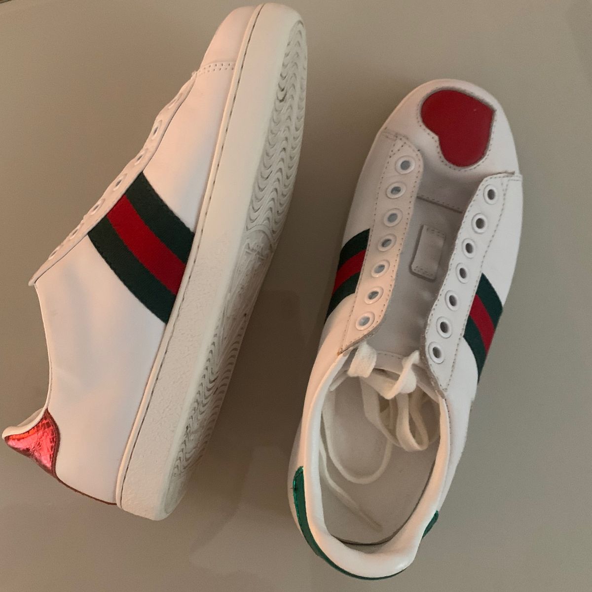 Tenis 2024 gucci coracao