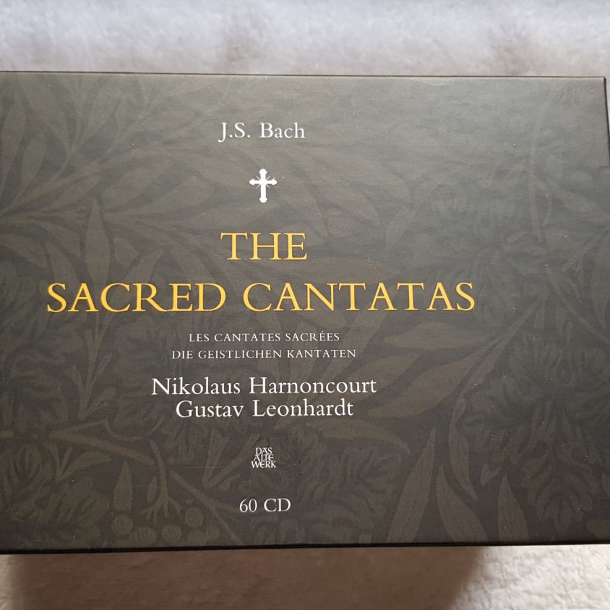 Box Bach The Sacred Cantatas 60 Cds (Harnoncourt e Leonhardt 