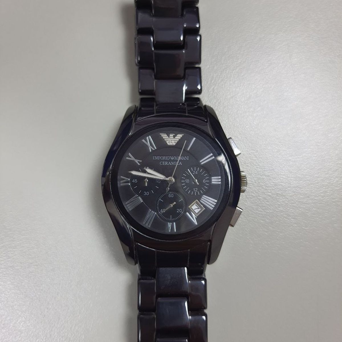 Emporio armani ceramica clearance wrist watch