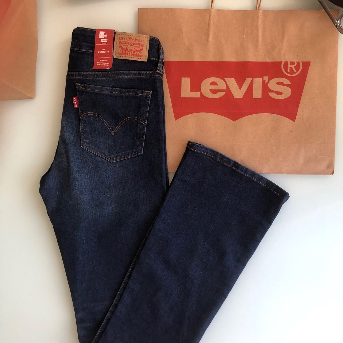 Calça Jeans Feminina da Levis Original 414 Classic Straight Plus Size  Importado., Calça Feminina Levi'S Nunca Usado 97085525