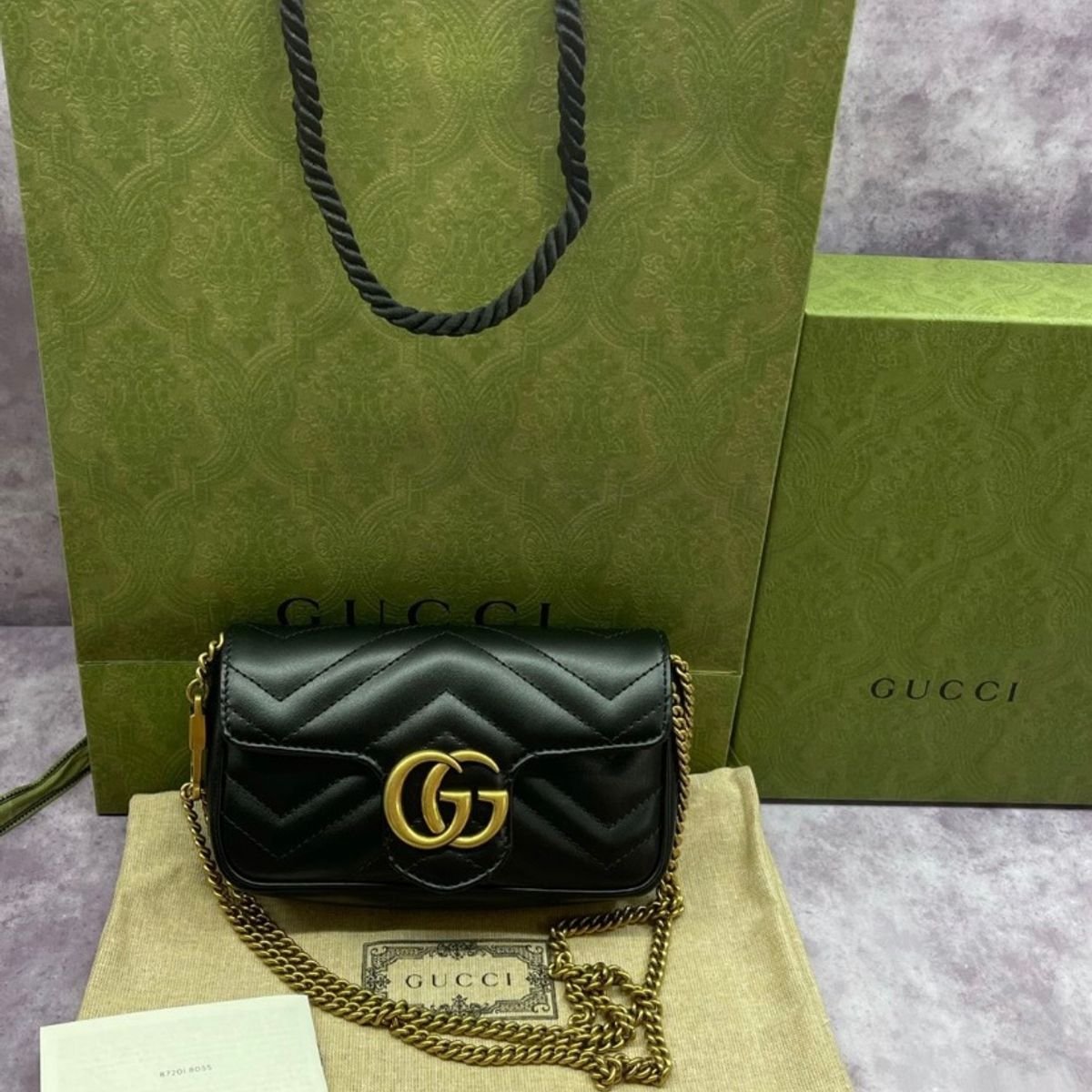 Bolsa Gucci Marmont Canvas - Small, Bolsa de Ombro Feminina Gucci Usado  84222905