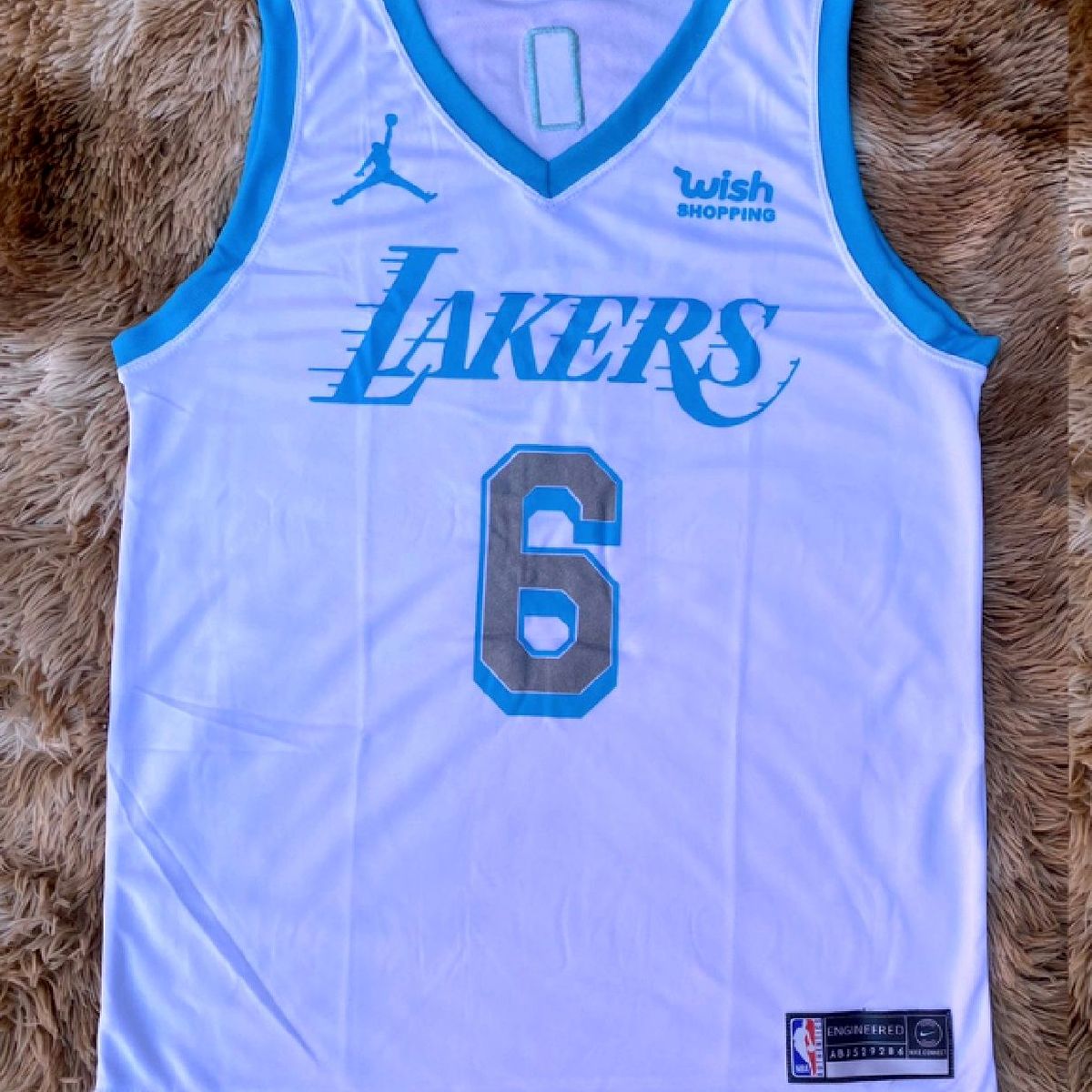 Camiseta Regata Los Angeles Lakers Azul e Branca - Nike - Masculina