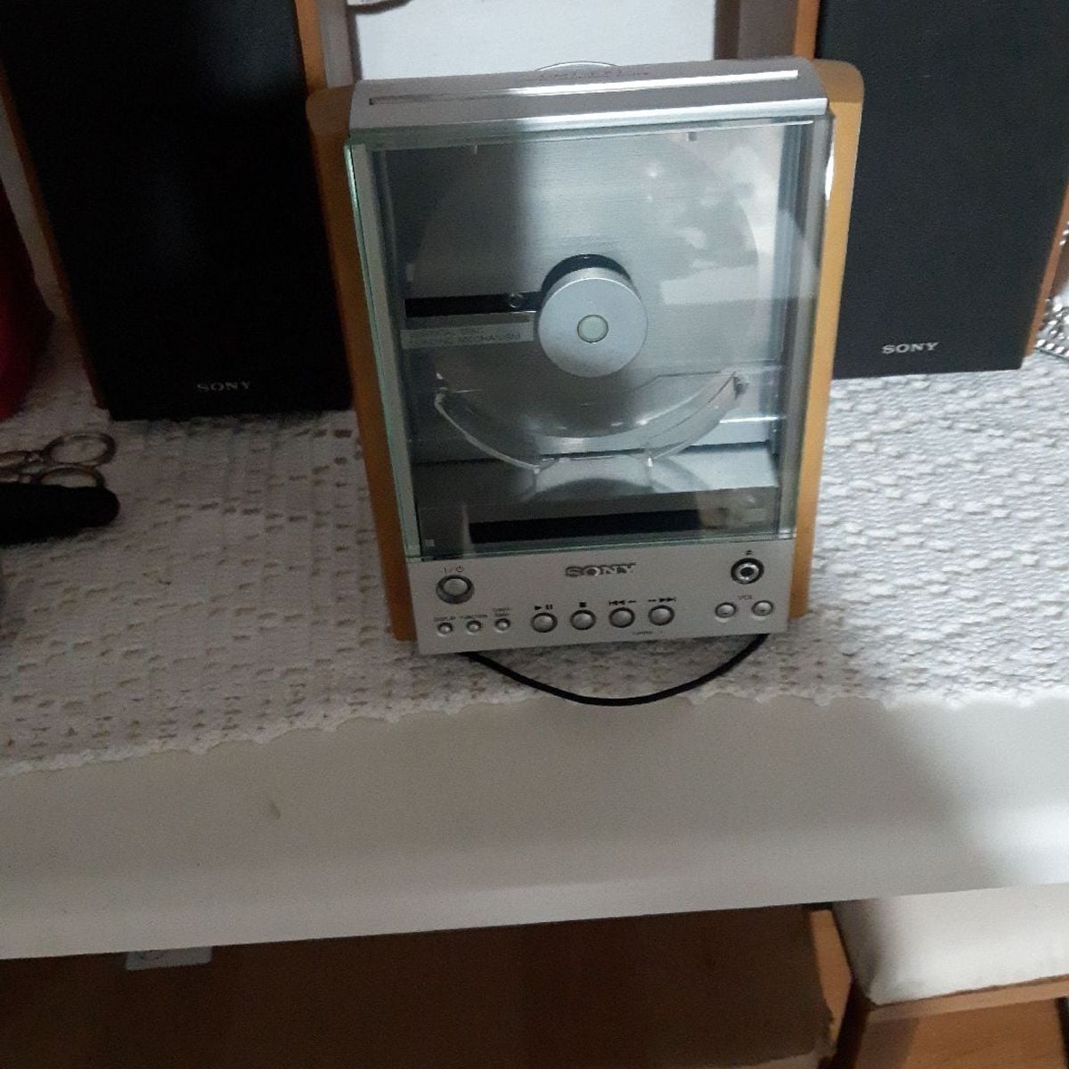 【希少】SONY CMT-EX1（動作確認済み） Sony Cmt-Ex1 Vertical Cd Player Stereo System With Radio | Sony