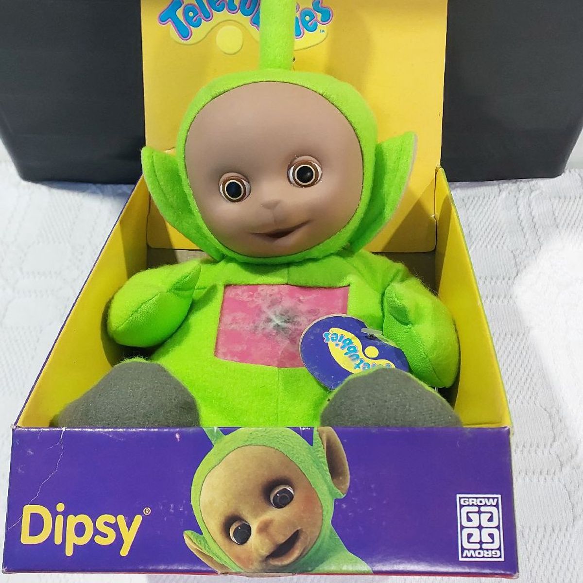 Boneco Teletubbies Dipsy Grow Na Caixa Anos 2000 Pel cia Grow