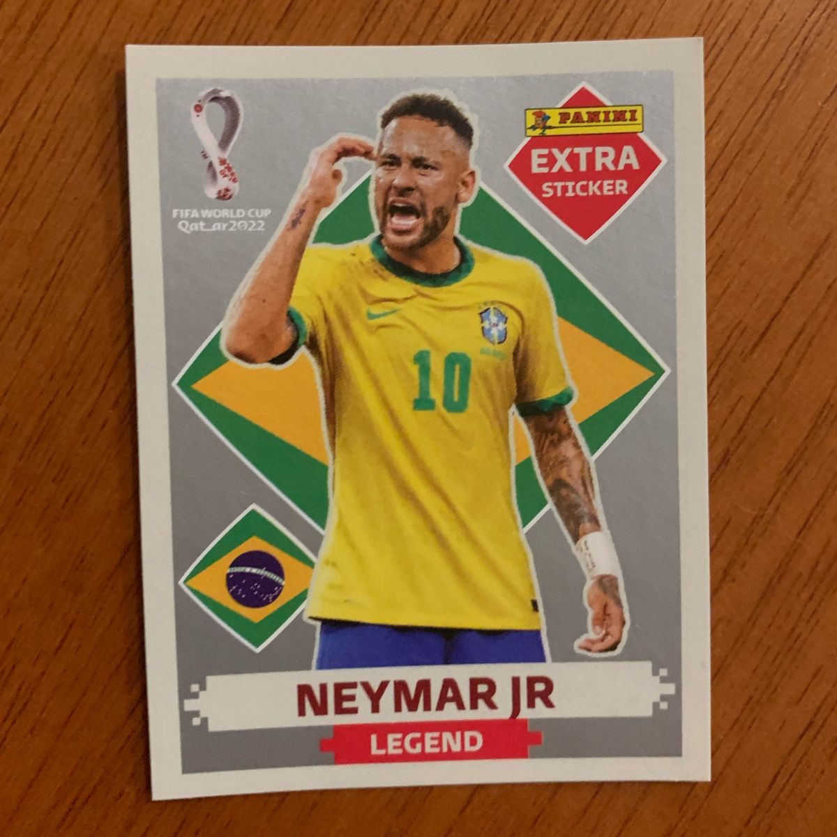 Arquivo de Corte Álbum da Copa do Mundo+brinde Legend Neymar