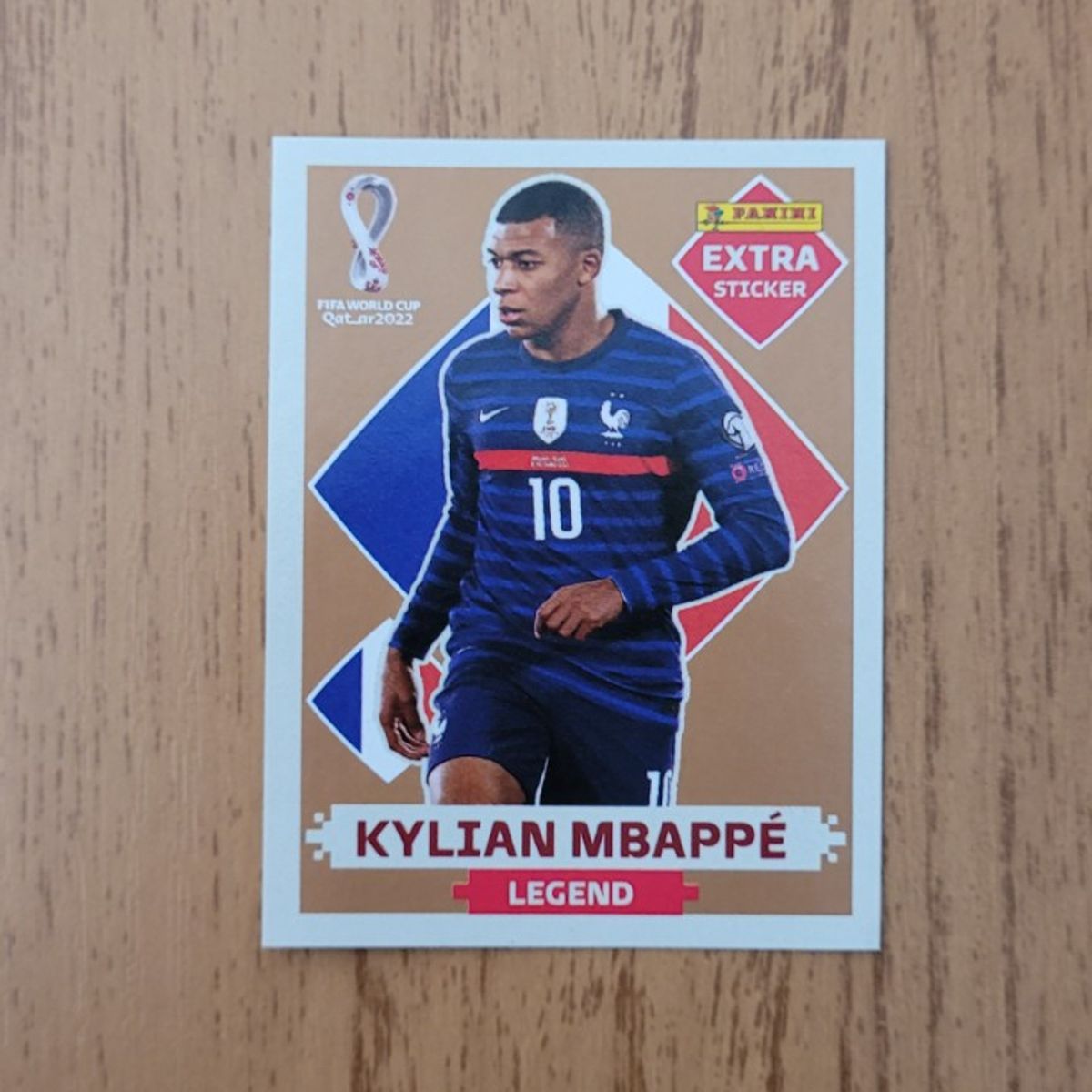 Figurinha da Copa 2022 Legend Kylian Mbappé Bronze, Item p/ Esporte e  Outdoor Panini Nunca Usado 77388525