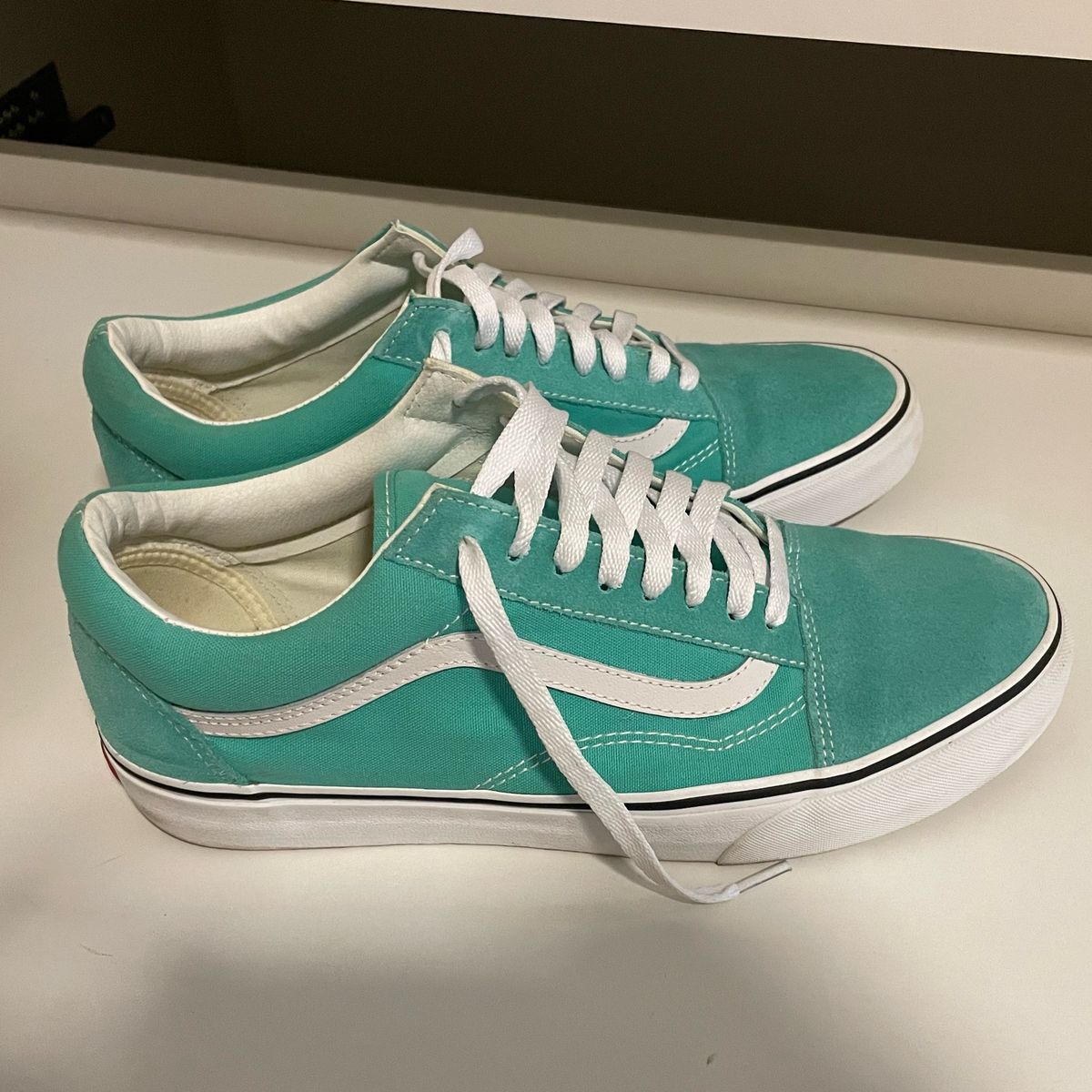 Vans old skool verde on sale acqua