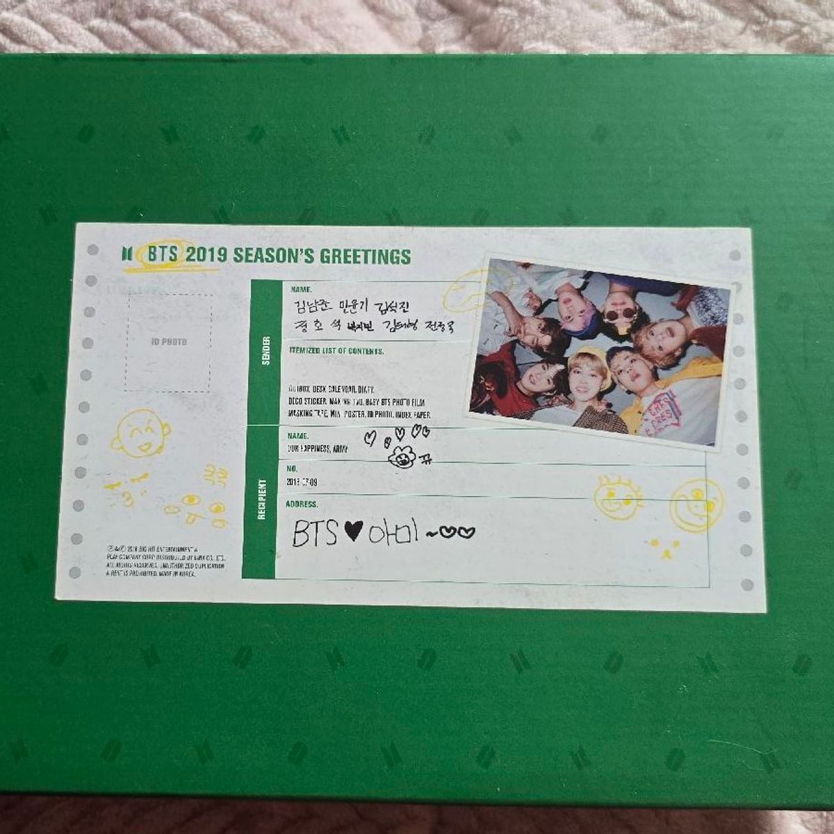 Bts Season Greetings 2019 - Completo | Hybe Nunca Usado 129739005