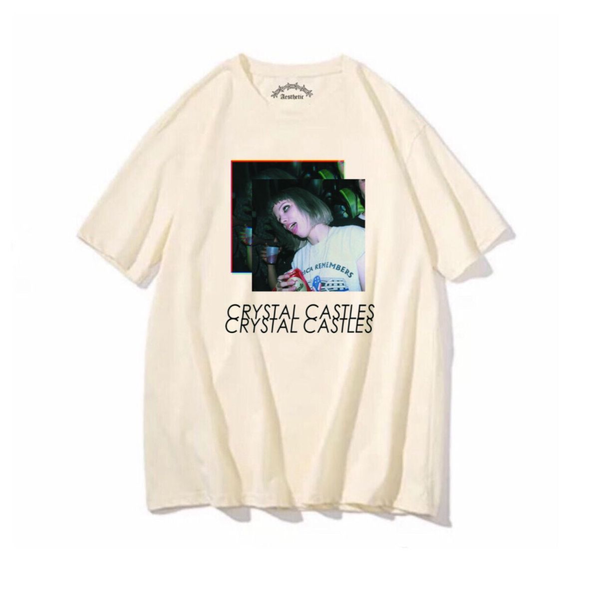 Camiseta Crystal Castles | Aesthetic Shop Nunca Usado 88774570