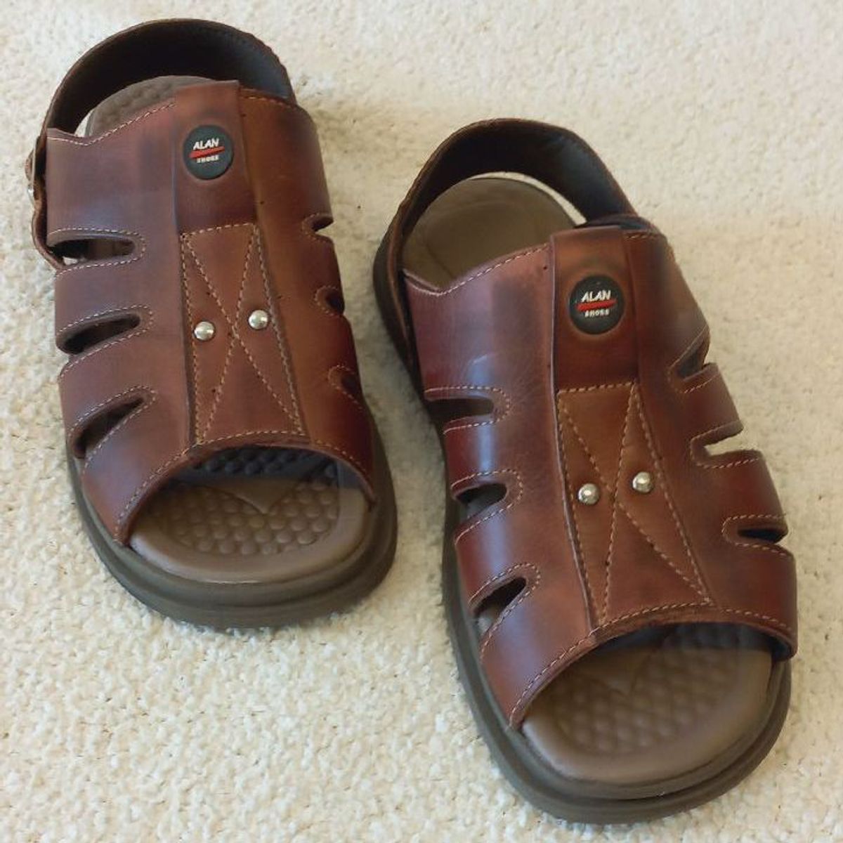Sandália Anti-Stress Chinelo Marrom | Alan Shoes Usado 108061022