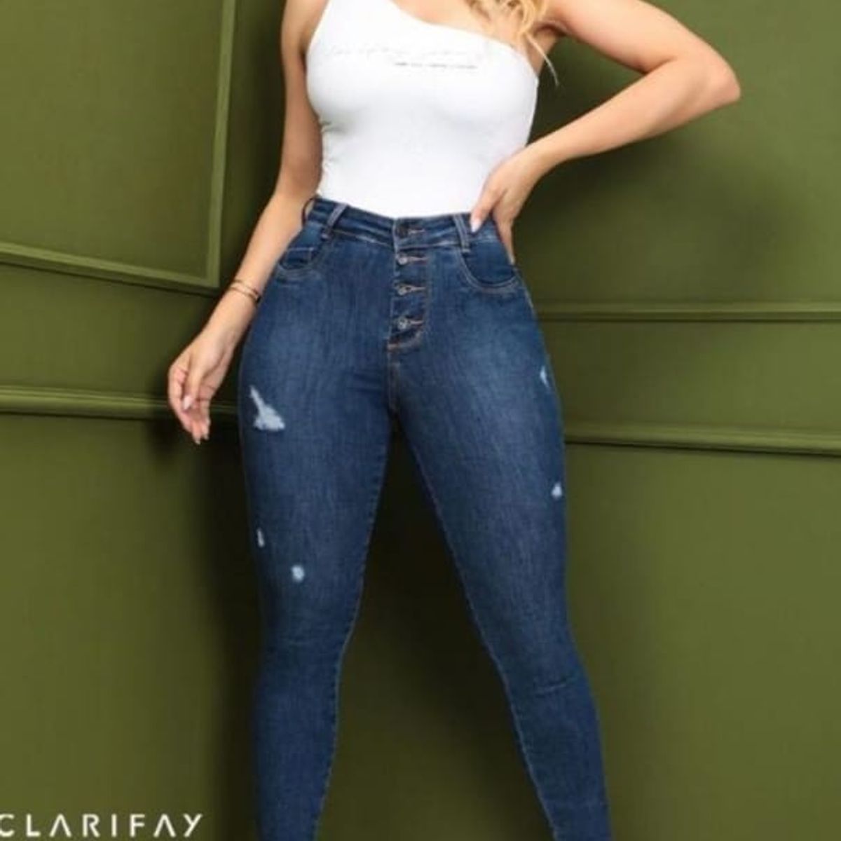 Calça deals jeans clarifay