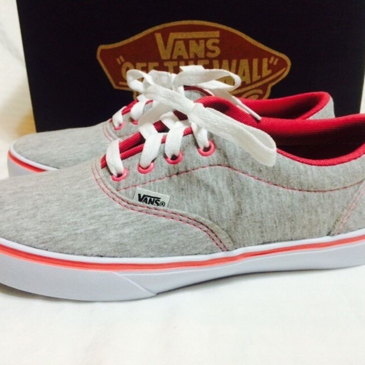 tenis vans feminino cinza e rosa