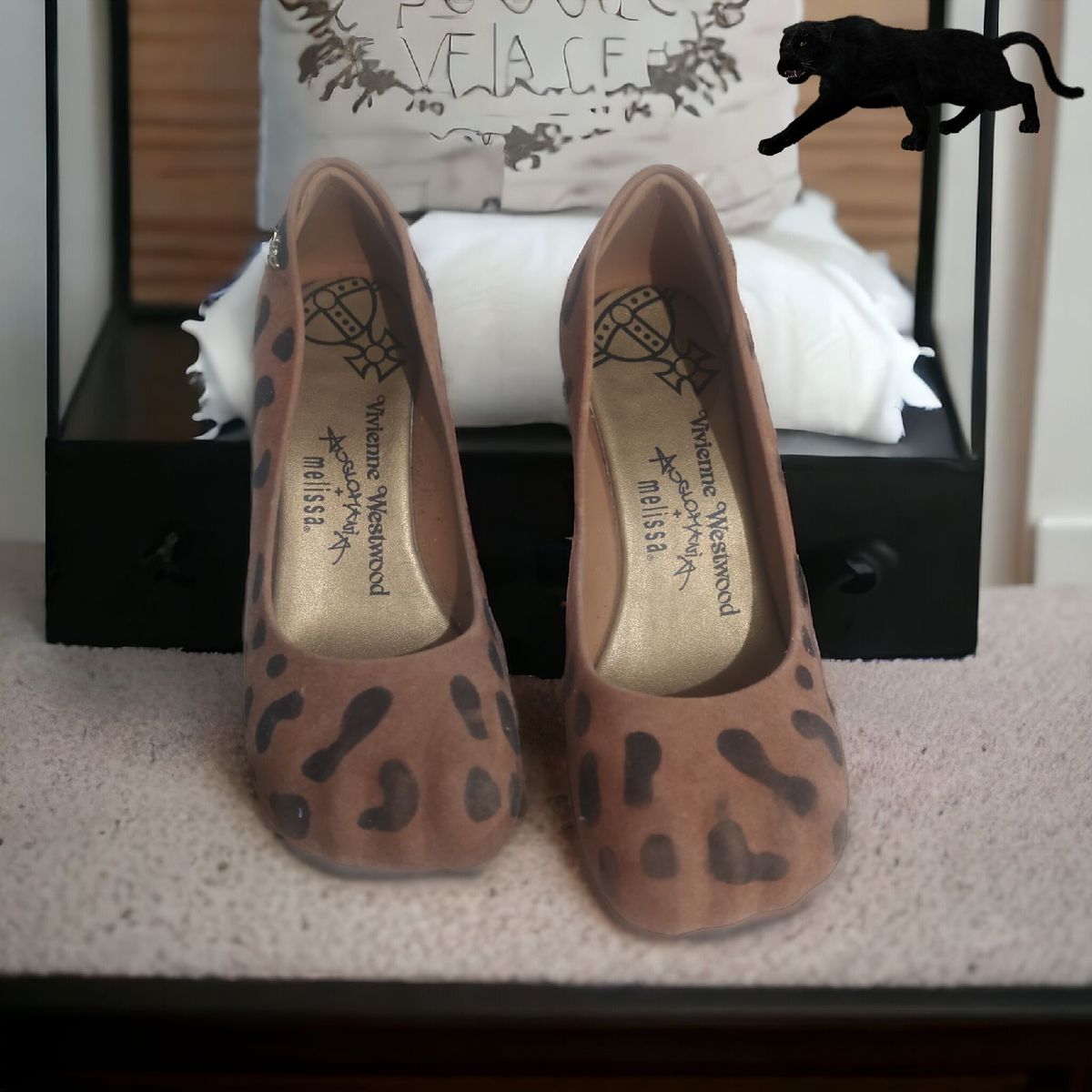 Shoe Vivienne Westwood Anglomania X Melissa Womens Beige Animal