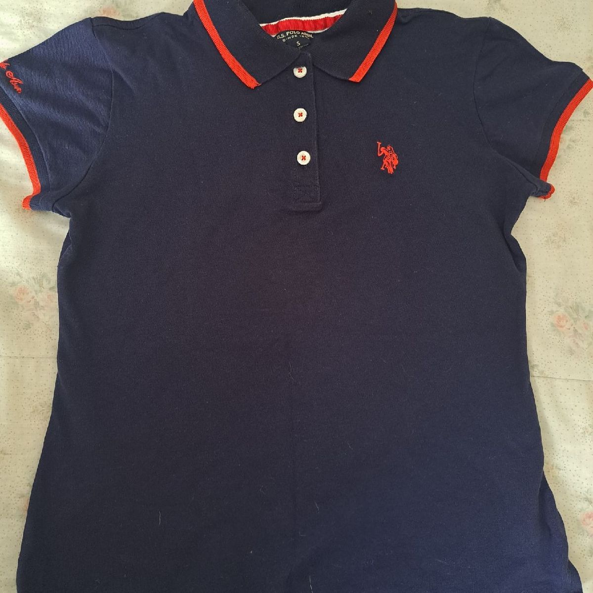 Camisa Polo U. S. Polo Estampa Azul - Compre Agora