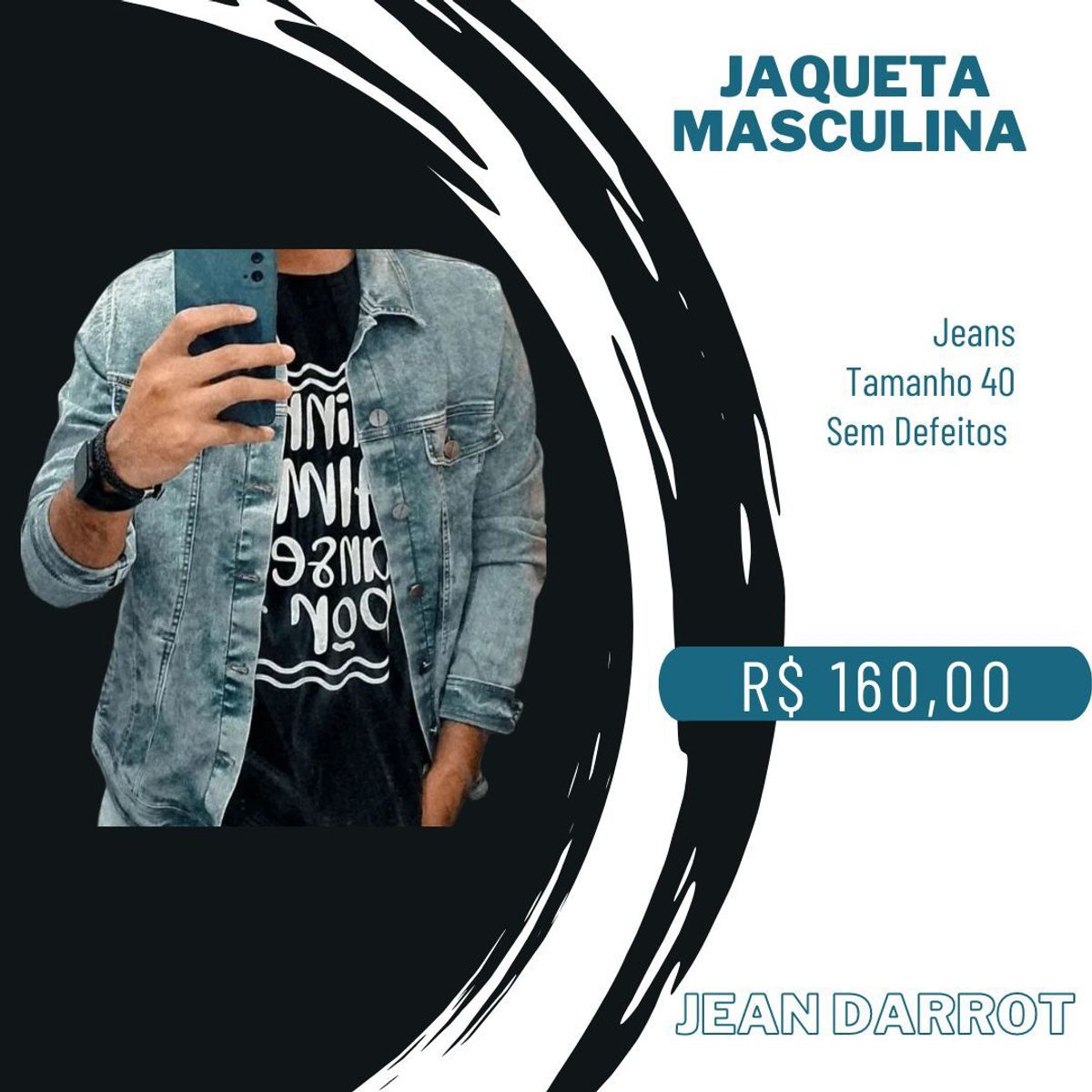 Jaqueta jean hot sale darrot