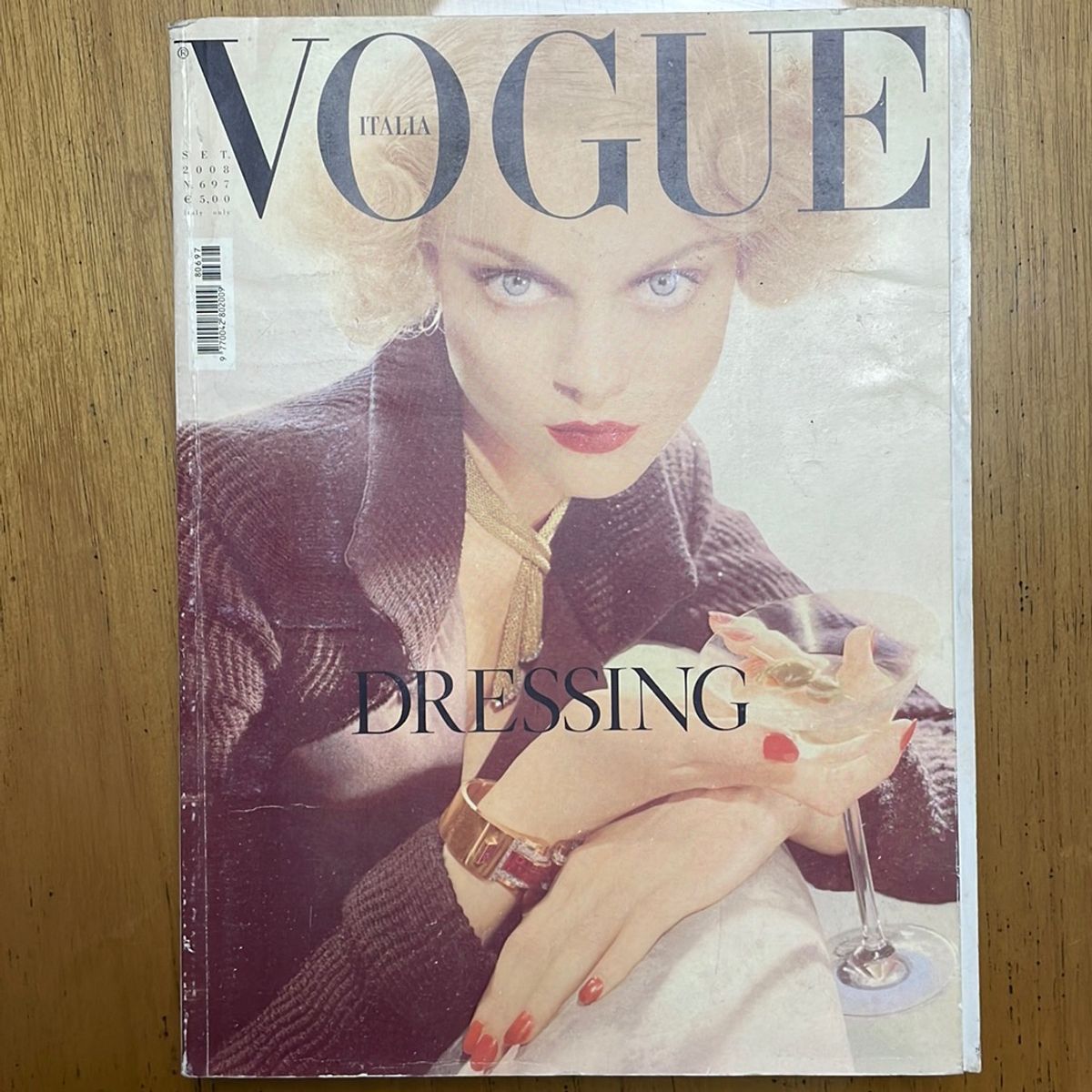 Vogue Itália - Setembro 2008 - Item Raro | Vogue Italia Usado