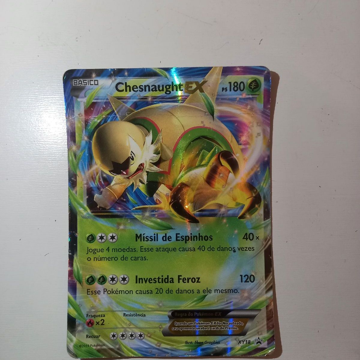 chesnaught ex pokemon card - Chesnaught-Break (12/162) Weakness Fire 2 Resistance None None Retreat Cost Carta Pokmon Chesnaught Ex |