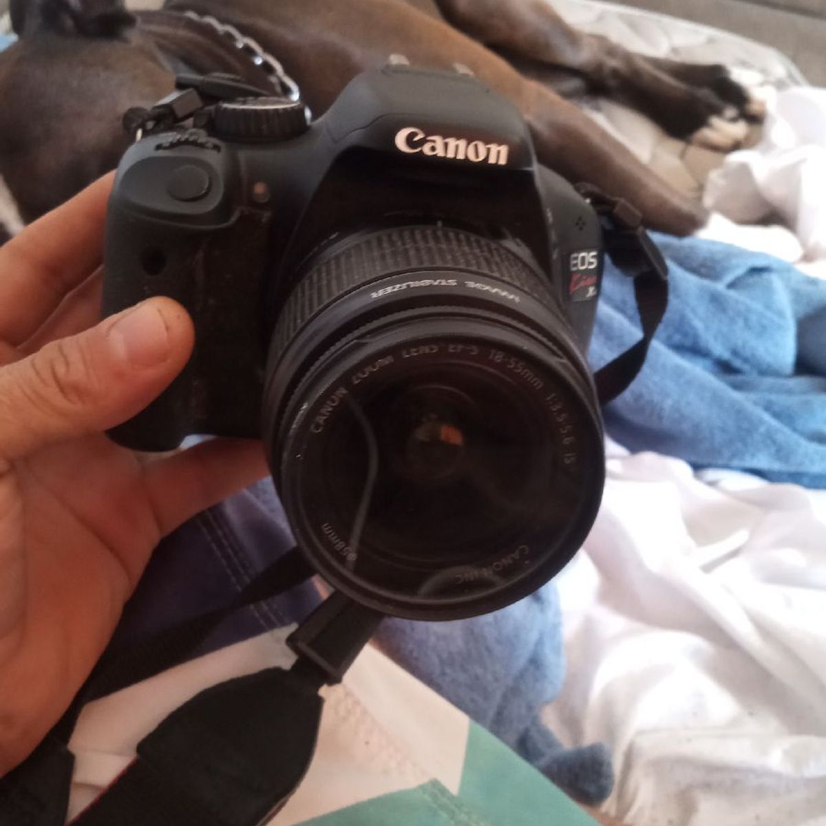 Canon EOS kiss X4/EFS-18-55mm IS (良品） Câmera Canon Eos Kiss X4 com Lente Ef -S 18-55mm 3.5-5.6is | Canon