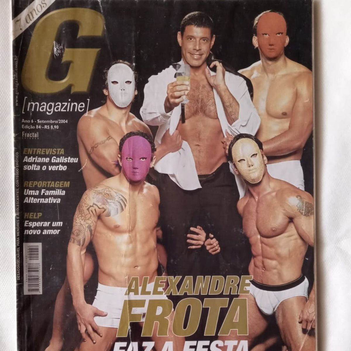 Revista Gay G Magazine Alexandre Frota e Os Mascarados | Fractal Usado  98273430 | enjoei