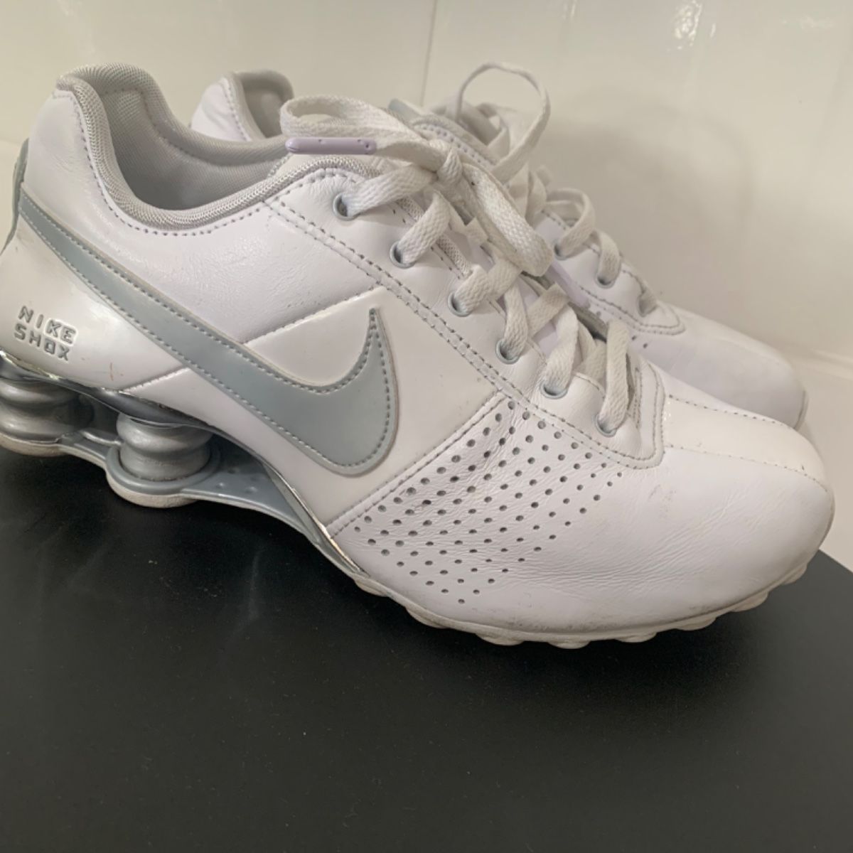 Tenis Nike Shox Deliver Branco Nike Usado 99004618 enjoei