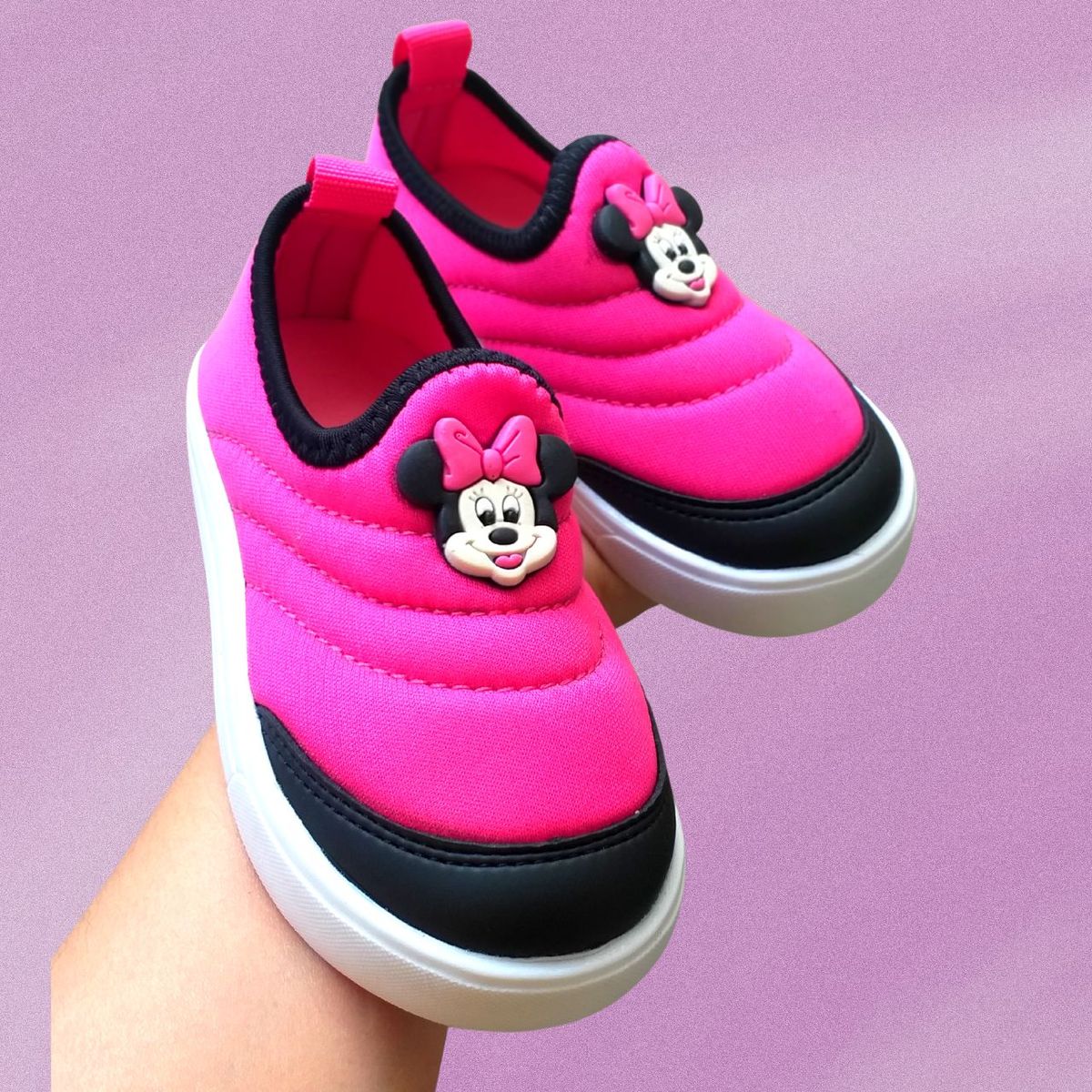 Sapato infantil hot sale da minnie